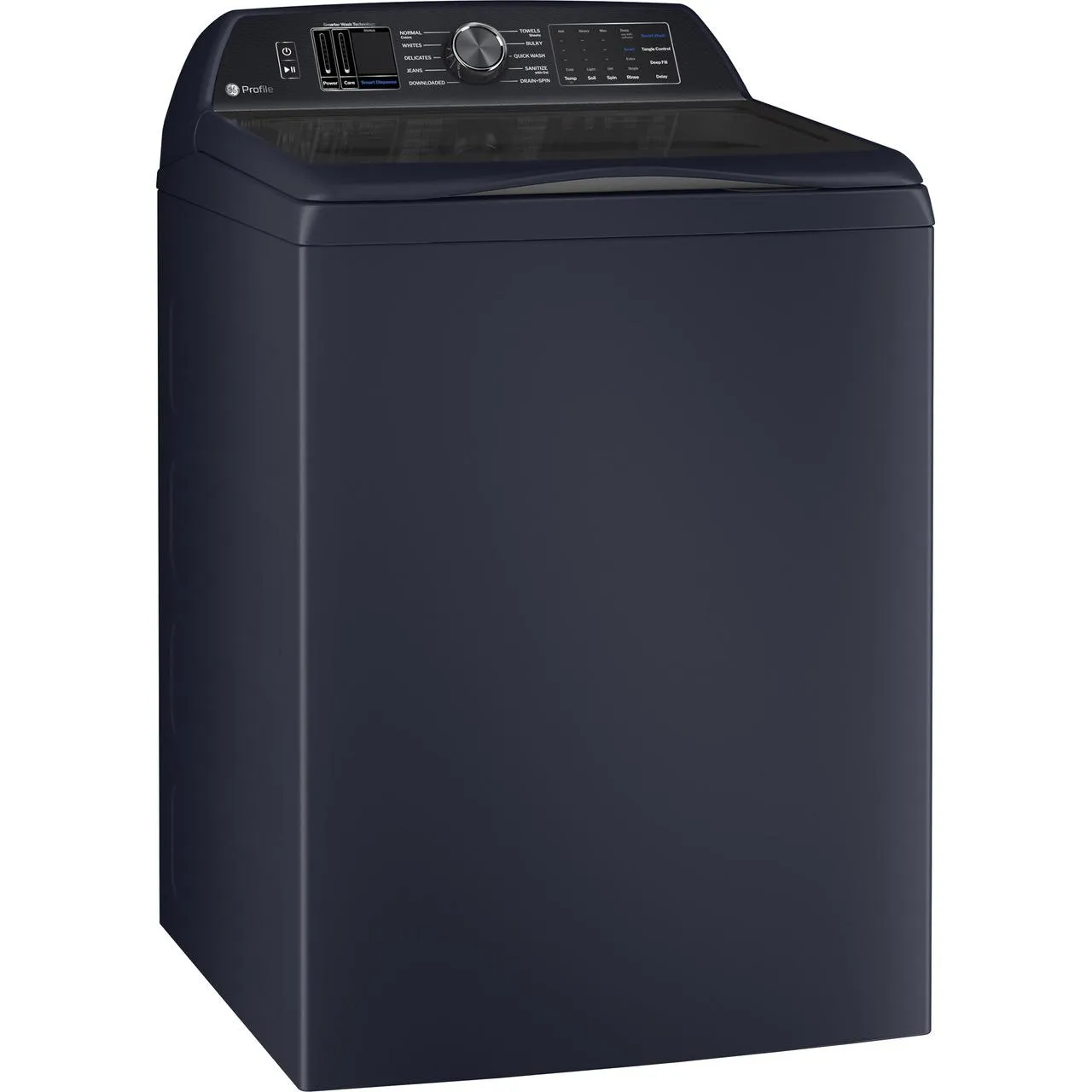 GE Profile Washer with Smarter Wash Technology and Adaptive SmartDispense PTW800BPWRS