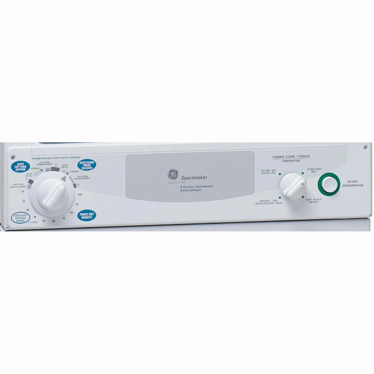 GE 3.6 cu. ft. Electric Dryer PCKS443EBWW