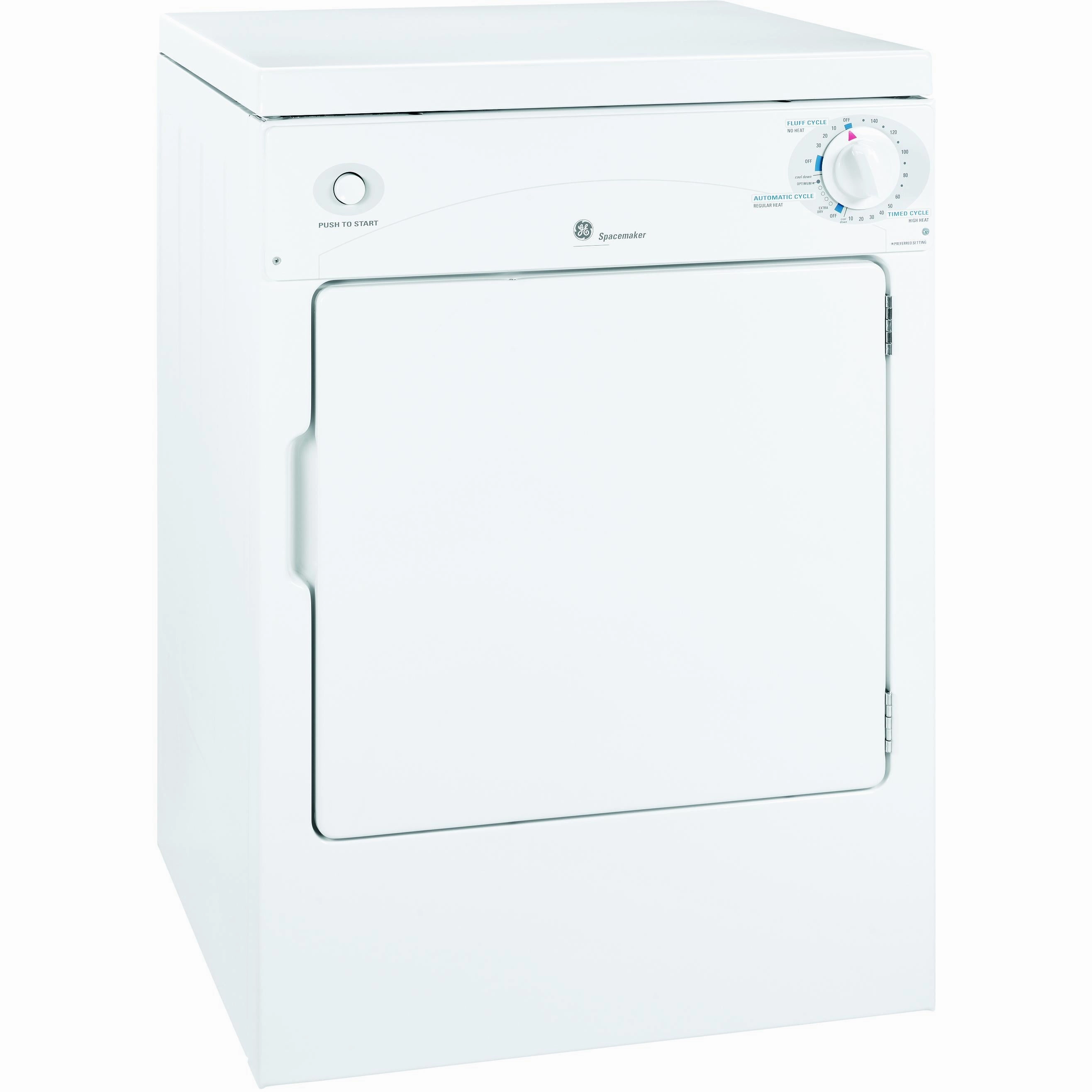GE 3.6 cu. ft. Electric Dryer PSKP333EBWW
