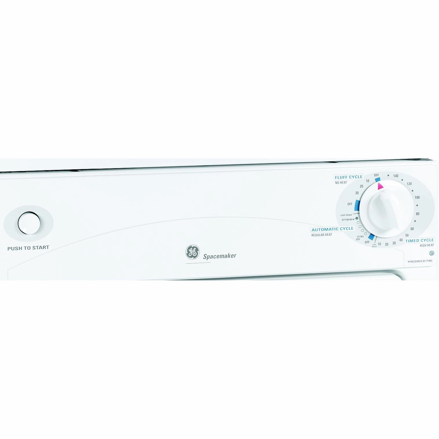 GE 3.6 cu. ft. Electric Dryer PSKP333EBWW