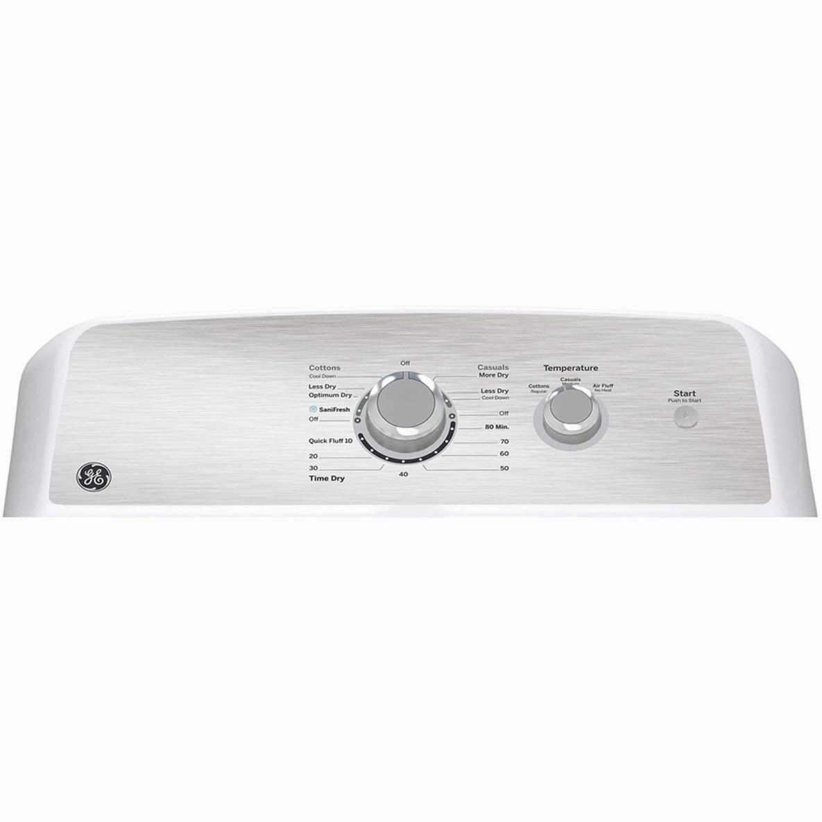 GE 6.2 cu.ft. Electric Dryer with SaniFresh Cycle GTX33EBMRWS