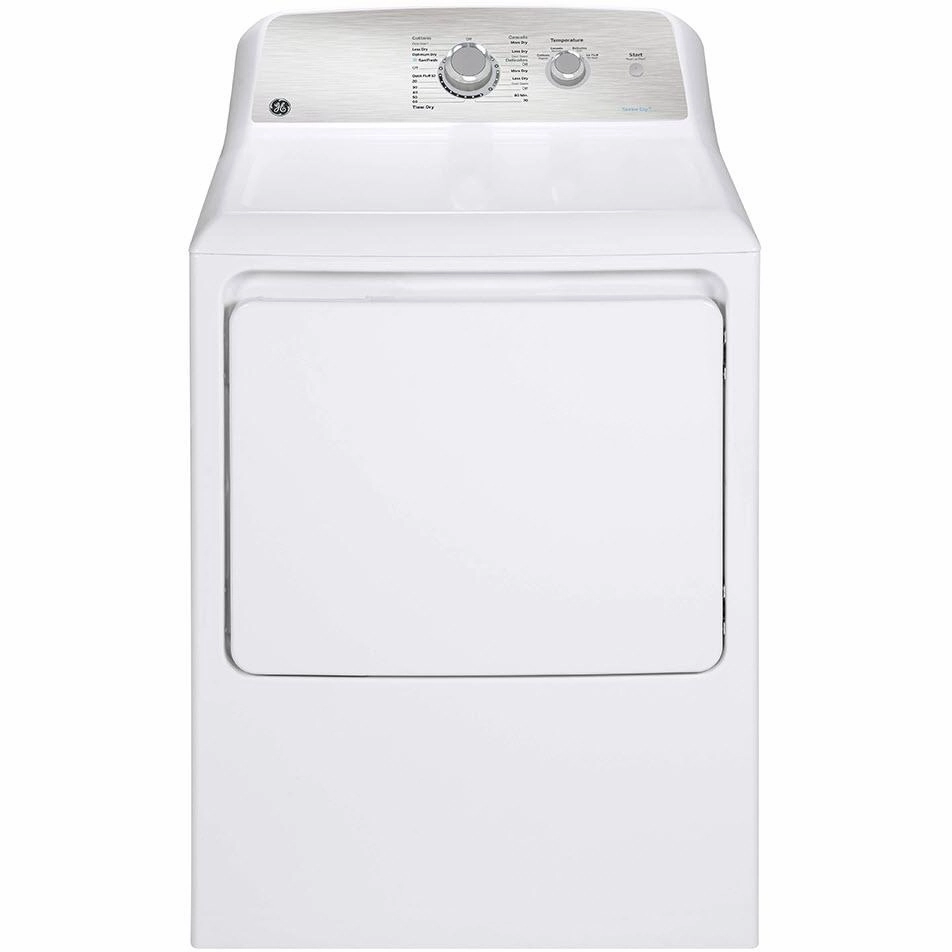 GE 7.2 cu.ft. Electric Dryer with SaniFresh Cycle GTD40EBMRWS