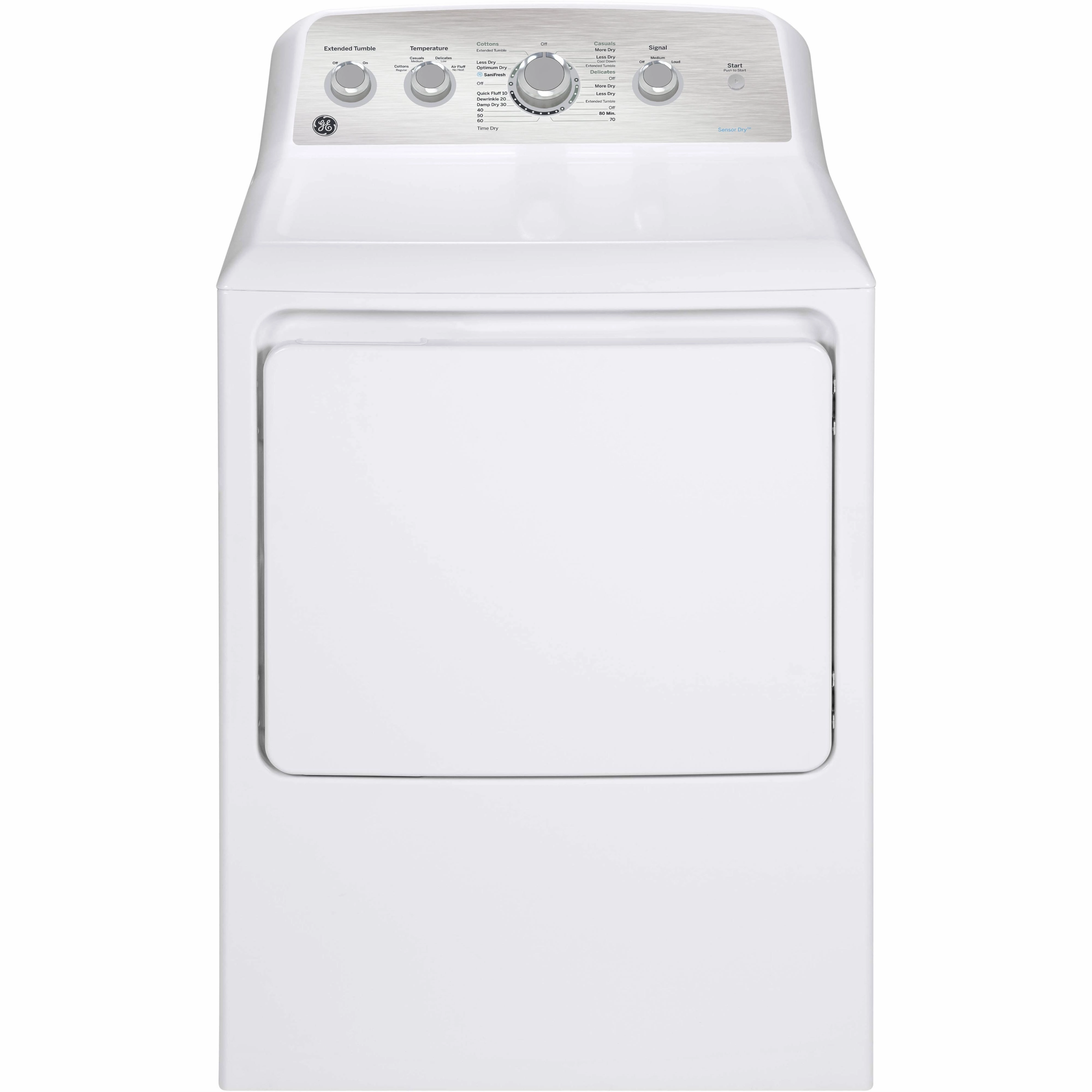 GE 7.2 cu.ft. Electric Dryer with SaniFresh Cycle GTD45EBMRWS