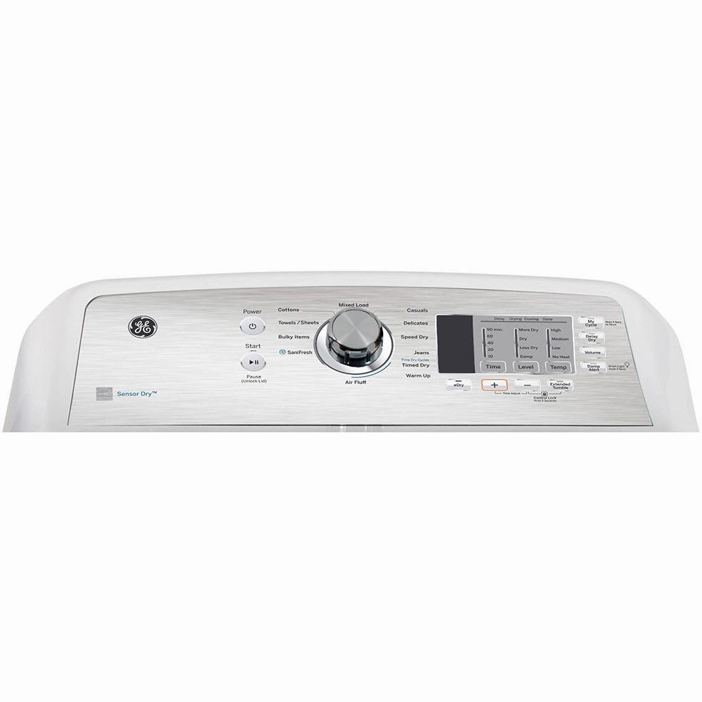 GE 7.4 cu.ft. Electric Dryer with SaniFresh Cycle GTD65EBMRWS