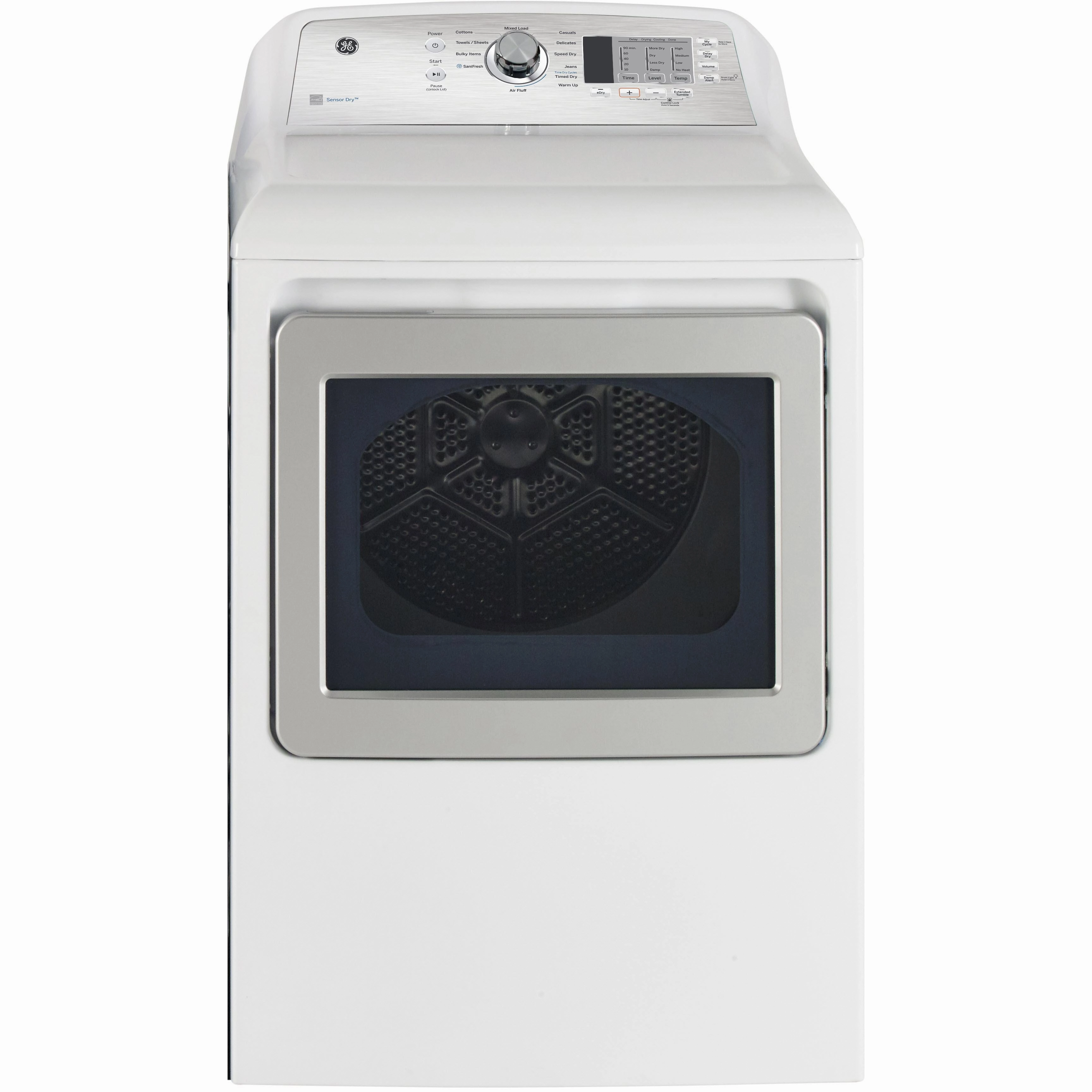 GE 7.4 cu.ft. Electric Dryer with SaniFresh Cycle GTD65EBMRWS
