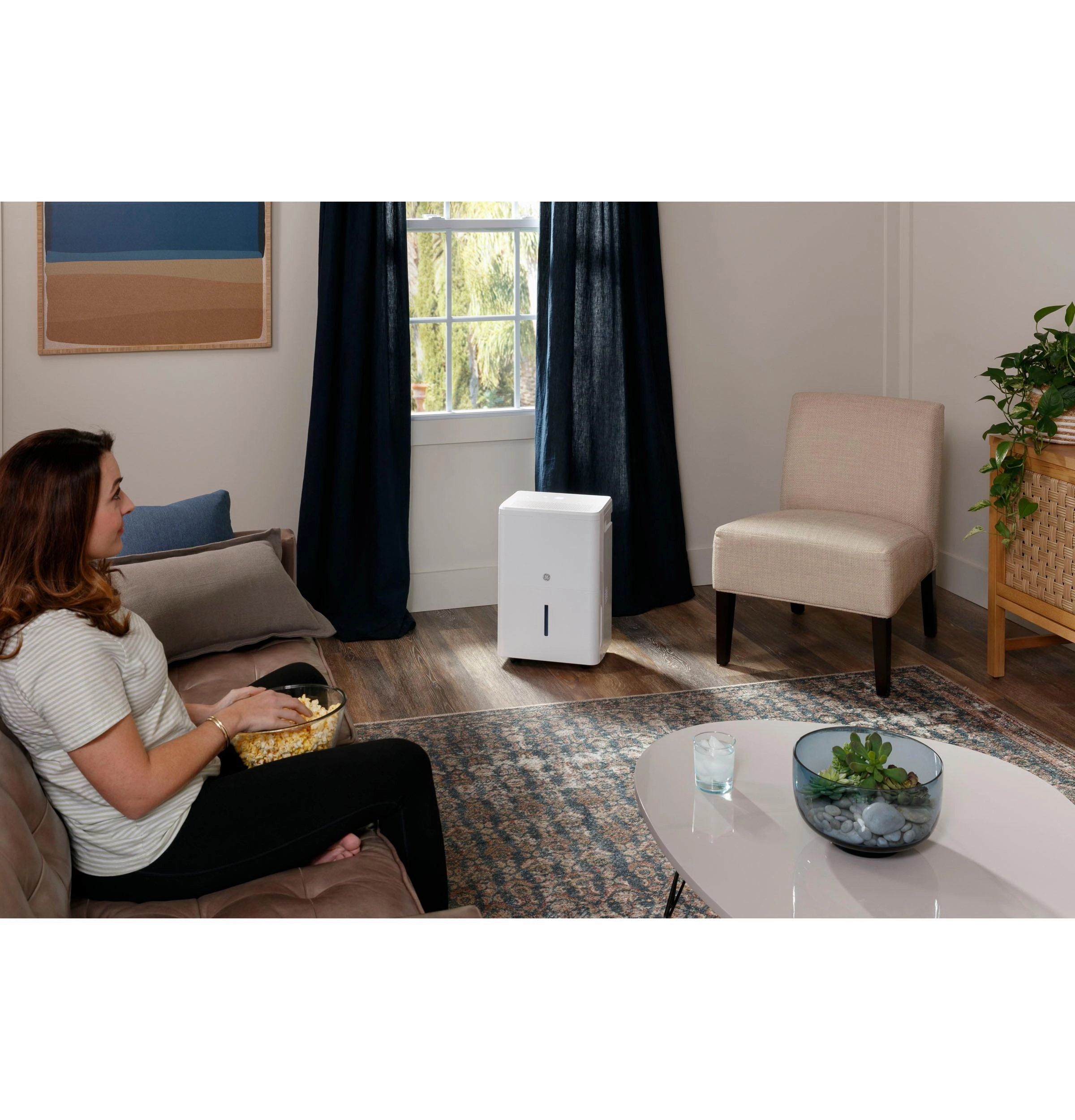 Ge Appliances ADEW35LZ Ge Energy Star 35 Pint Portable Dehumidifier For Very Damp Spaces