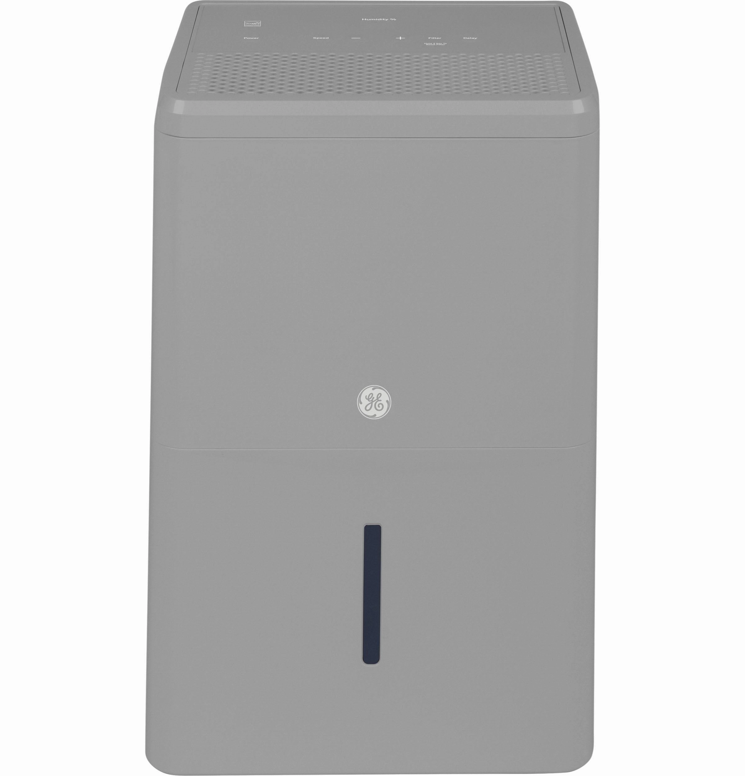 Ge Appliances ADHR50LB Ge 50 Pint Energy Star Portable Dehumidifier With Smart Dry For Wet Spaces