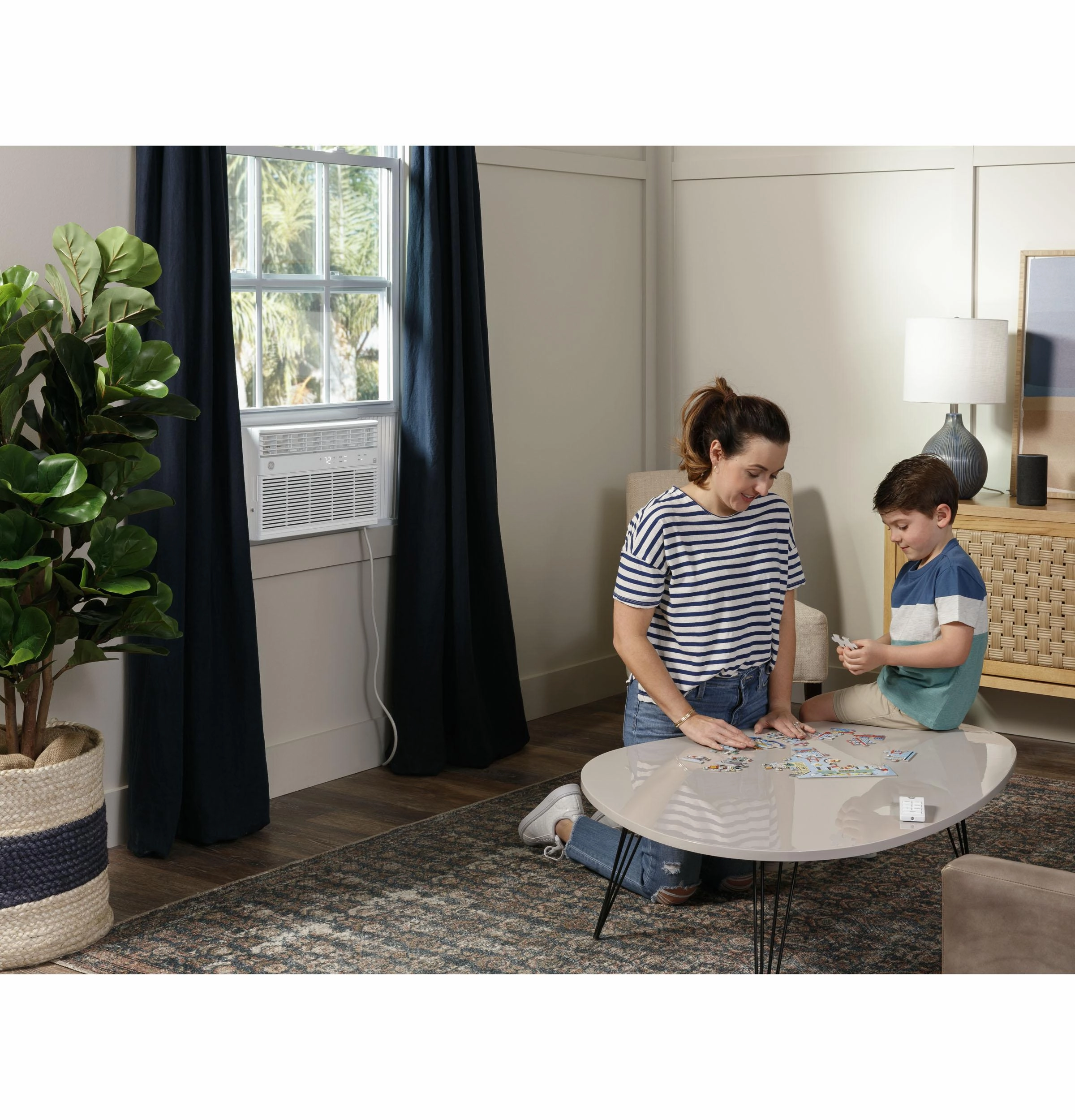 Ge Appliances AHE24DZ Ge 23,500 Btu Heat/Cool Electronic Window Air Conditioner For Extra-Large Rooms Up To 1,500 Sq. Ft.