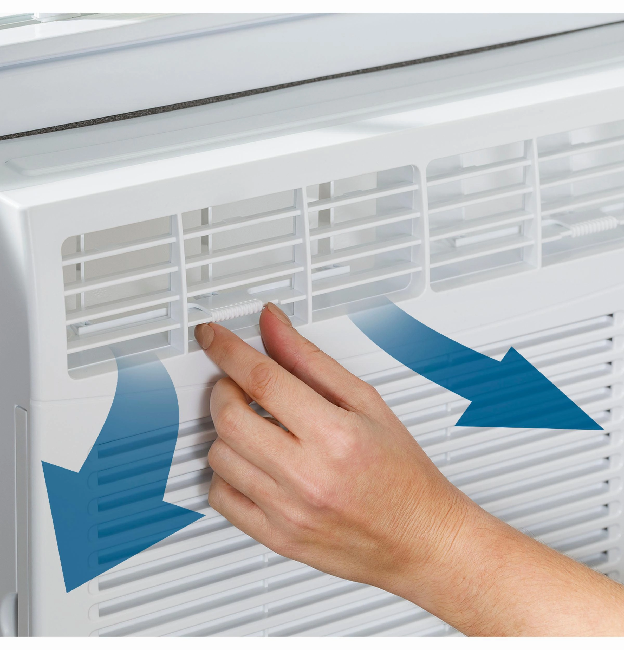 Ge Appliances AHEC05AC Ge 5,000 Btu Mechanical Window Air Conditioner For Small Rooms Up To 150 Sq Ft.