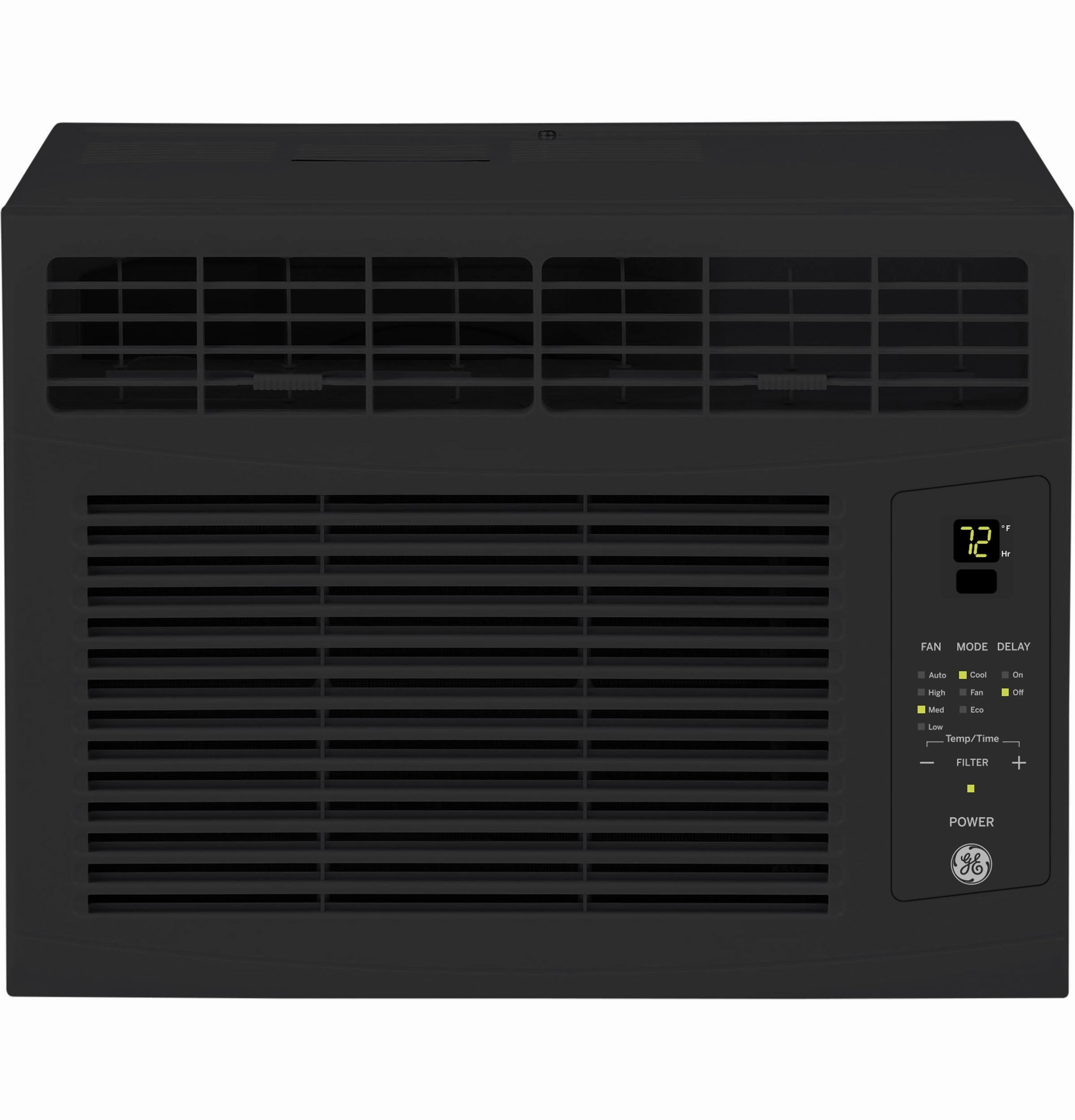 Ge Appliances AHEF06BC Ge 6,000 Btu Electronic Window Air Conditioner For Small Rooms Up To 250 Sq Ft., Black