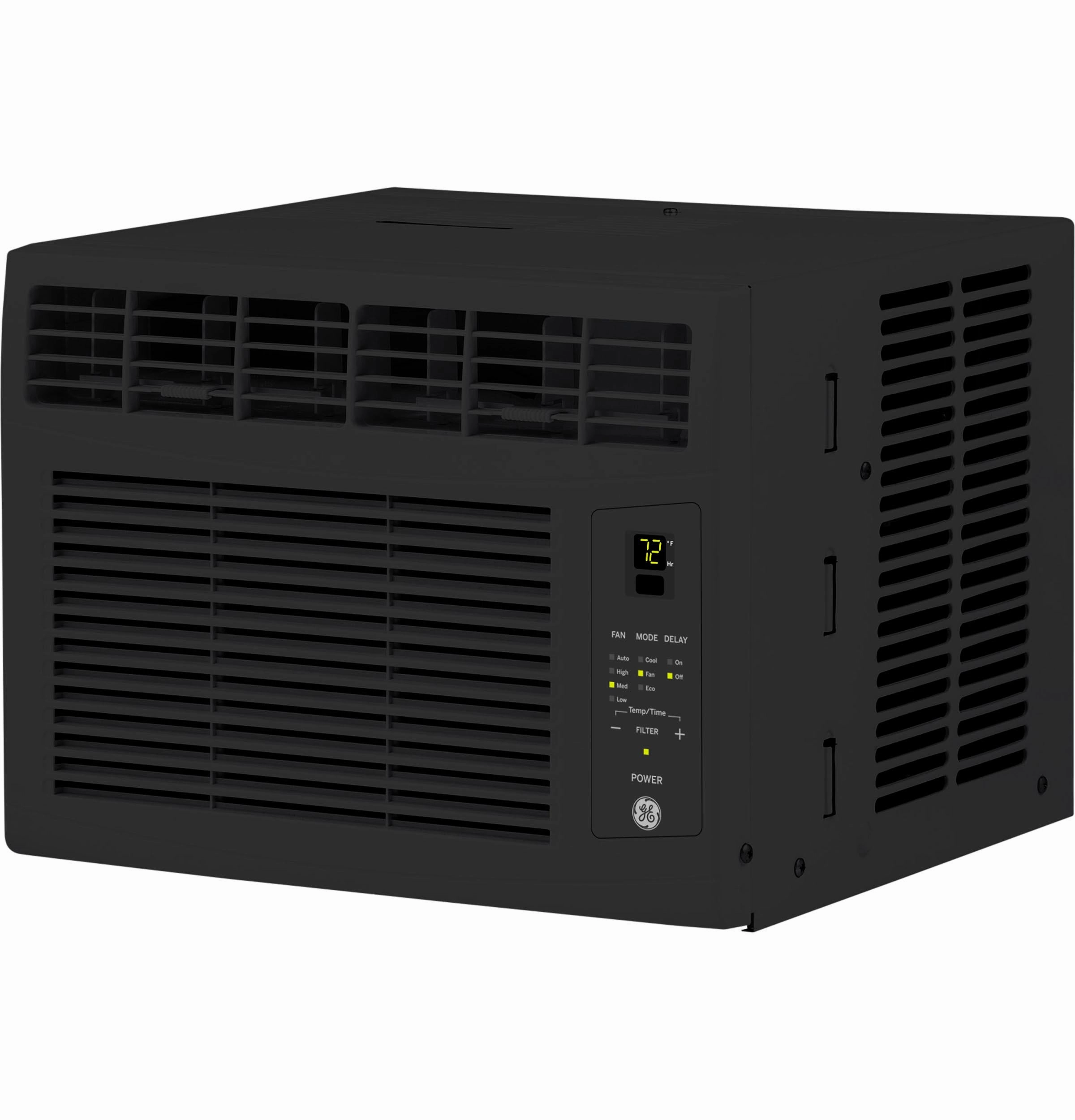 Ge Appliances AHEF06BC Ge 6,000 Btu Electronic Window Air Conditioner For Small Rooms Up To 250 Sq Ft., Black