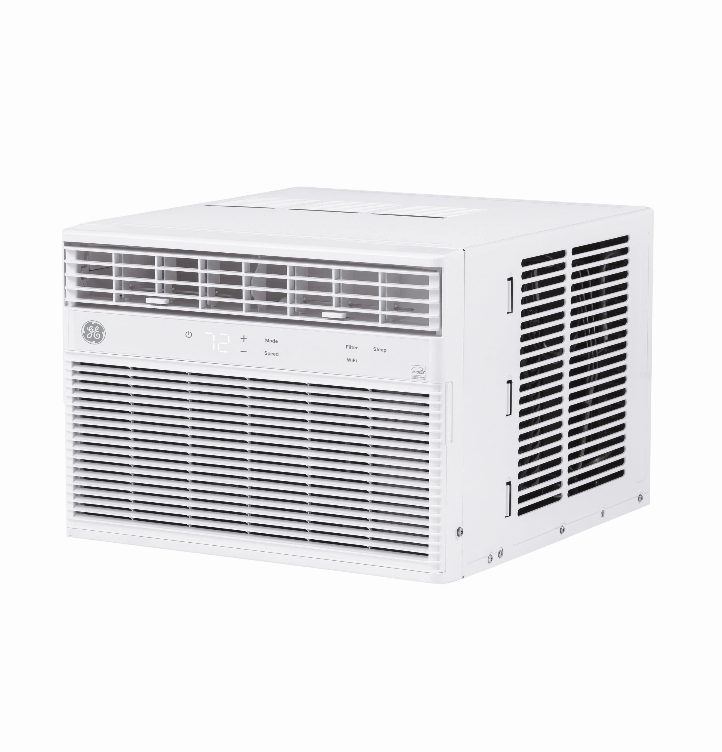 Ge Appliances AHEK08AC Ge Energy Star 8,000 Btu Smart Electronic Window Air Conditioner For Medium Rooms Up To 350 Sq. Ft.
