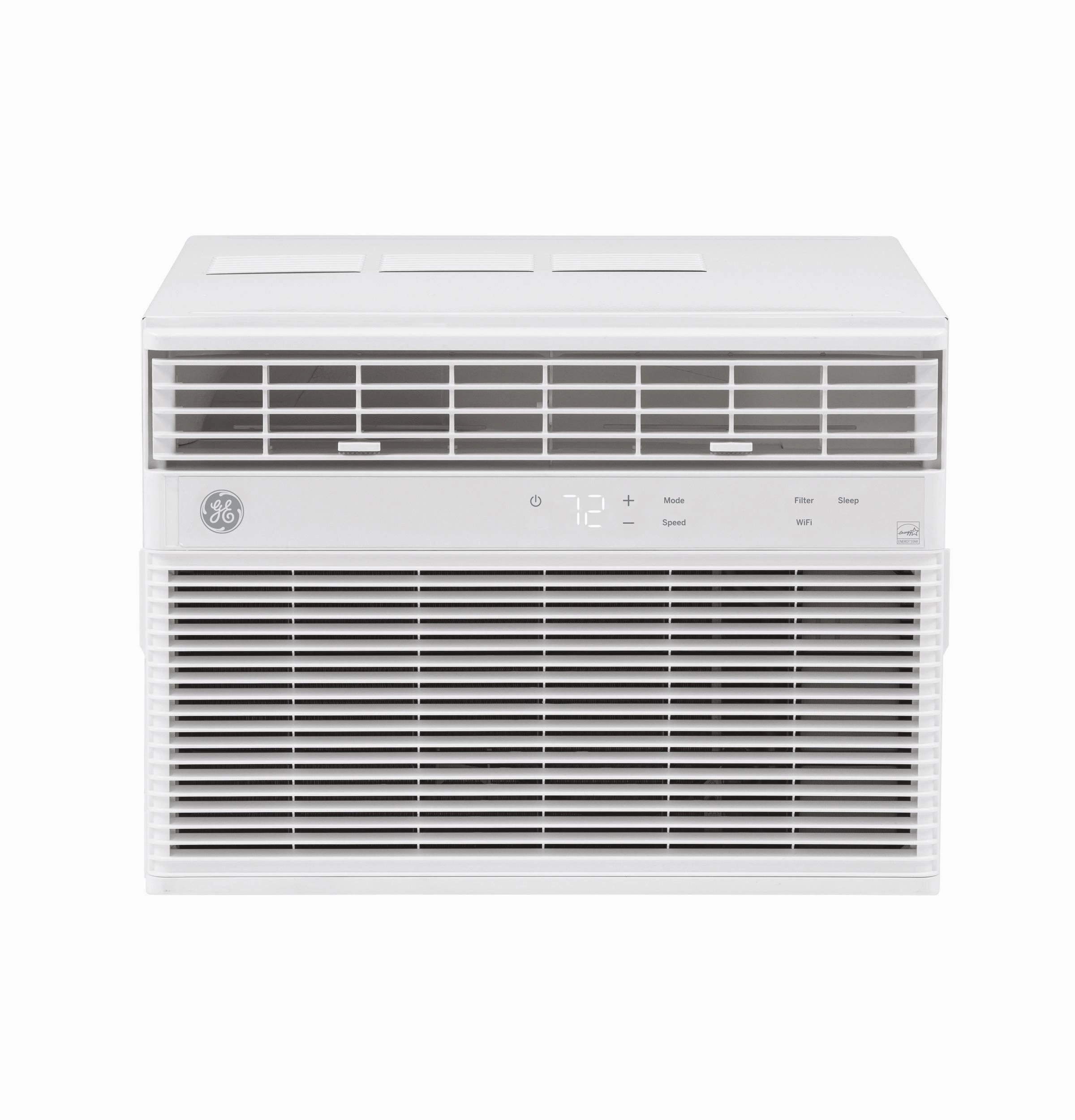 Ge Appliances AHEK08AC Ge Energy Star 8,000 Btu Smart Electronic Window Air Conditioner For Medium Rooms Up To 350 Sq. Ft.