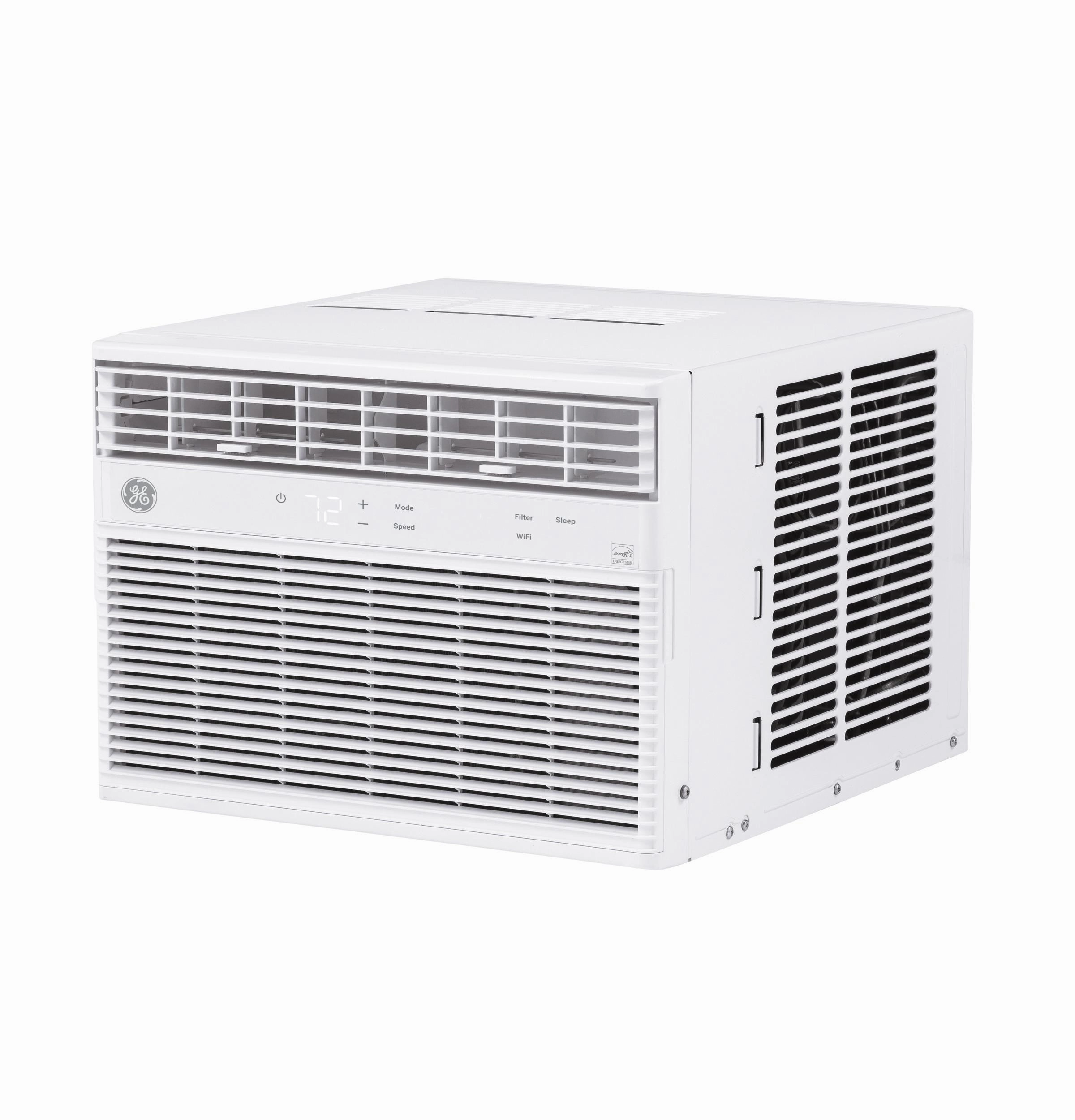 Ge Appliances AHEK10AC Ge Energy Star 10,000 Btu Smart Electronic Window Air Conditioner For Medium Rooms Up To 450 Sq. Ft.