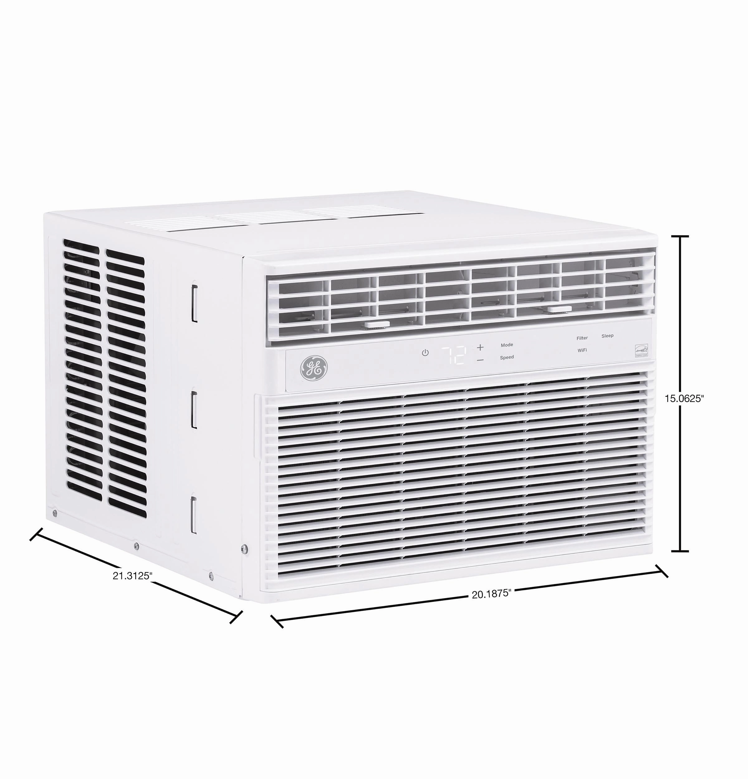 Ge Appliances AHEK14AC Ge Energy Star 14,000 Btu Smart Electronic Window Air Conditioner For Large Rooms Up To 700 Sq. Ft.