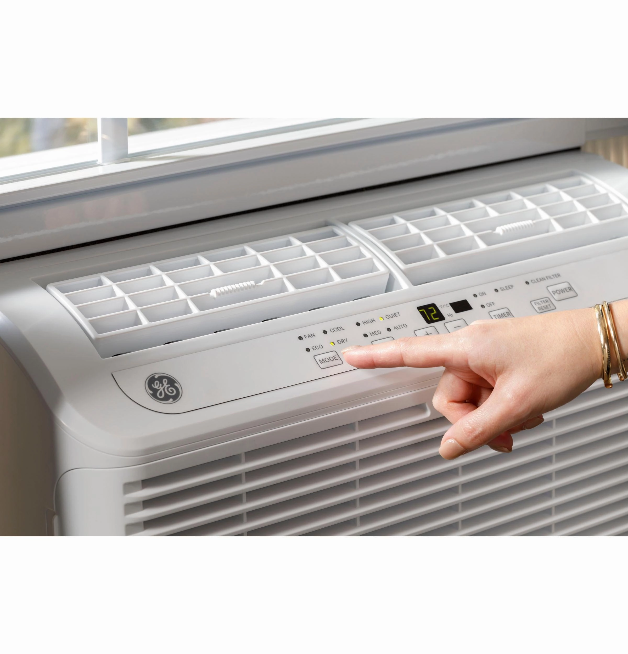 Ge Appliances AHEL08BB Ge 8,000 Btu Ultra Quiet Window Air Conditioner For Medium Rooms Up To 350 Sq. Ft.