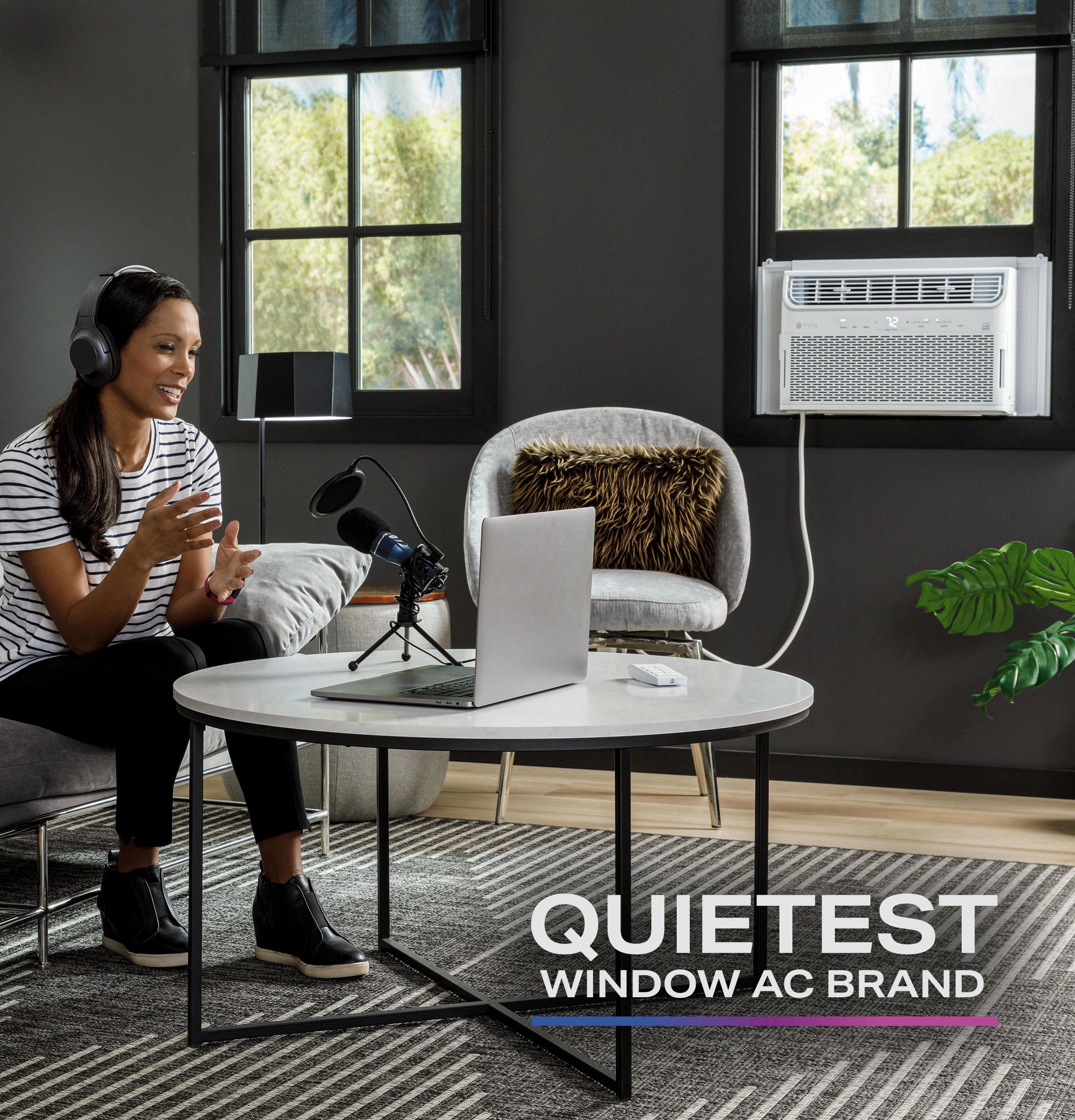 Ge Appliances AHTR10AC Ge Profile&#8482; Energy Star 10,000 Btu Inverter Smart Ultra Quiet Window Air Conditioner For Medium Rooms Up To 450 Sq. Ft.