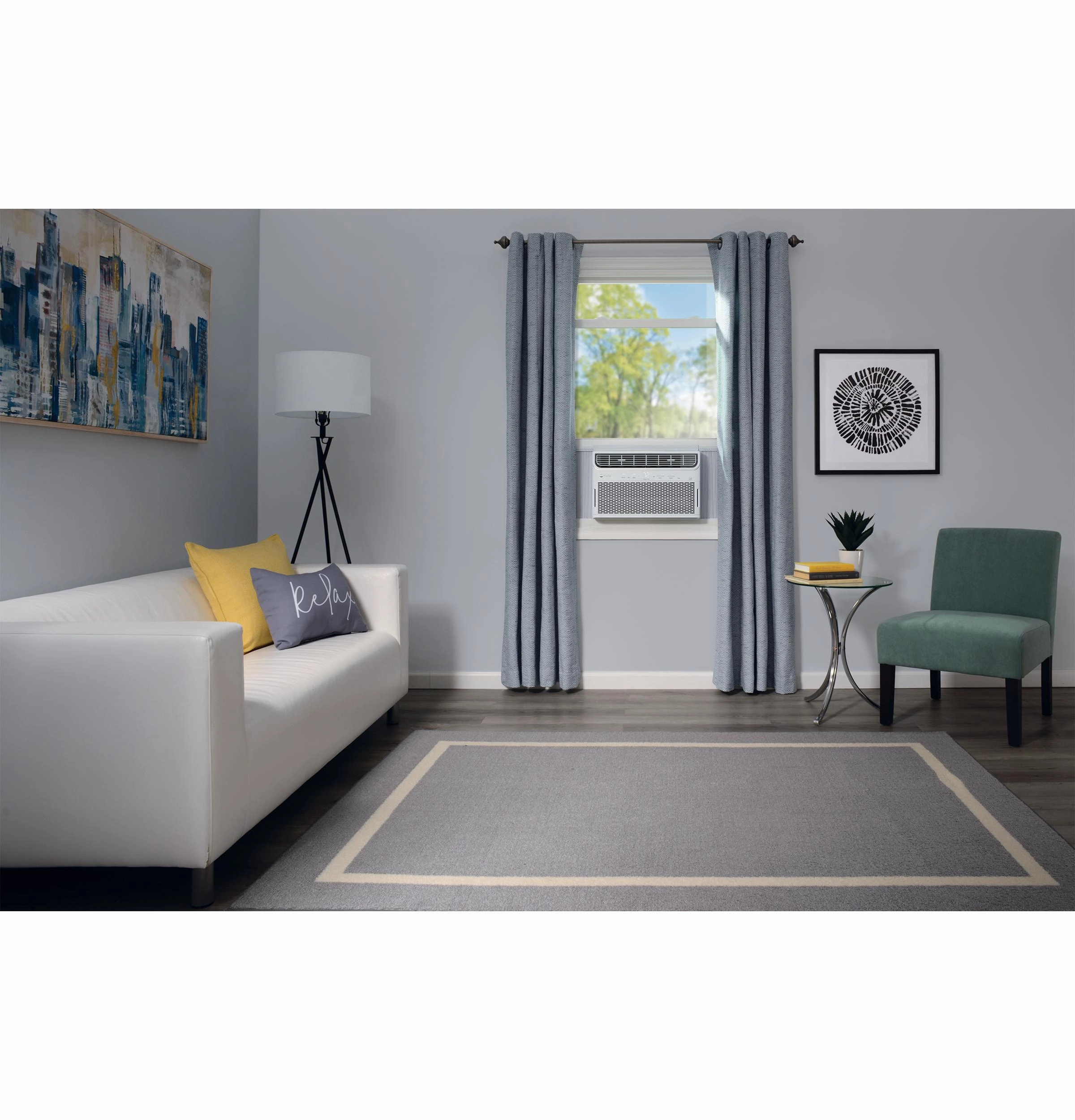 Ge Appliances AHTR10AC Ge Profile&#8482; Energy Star 10,000 Btu Inverter Smart Ultra Quiet Window Air Conditioner For Medium Rooms Up To 450 Sq. Ft.