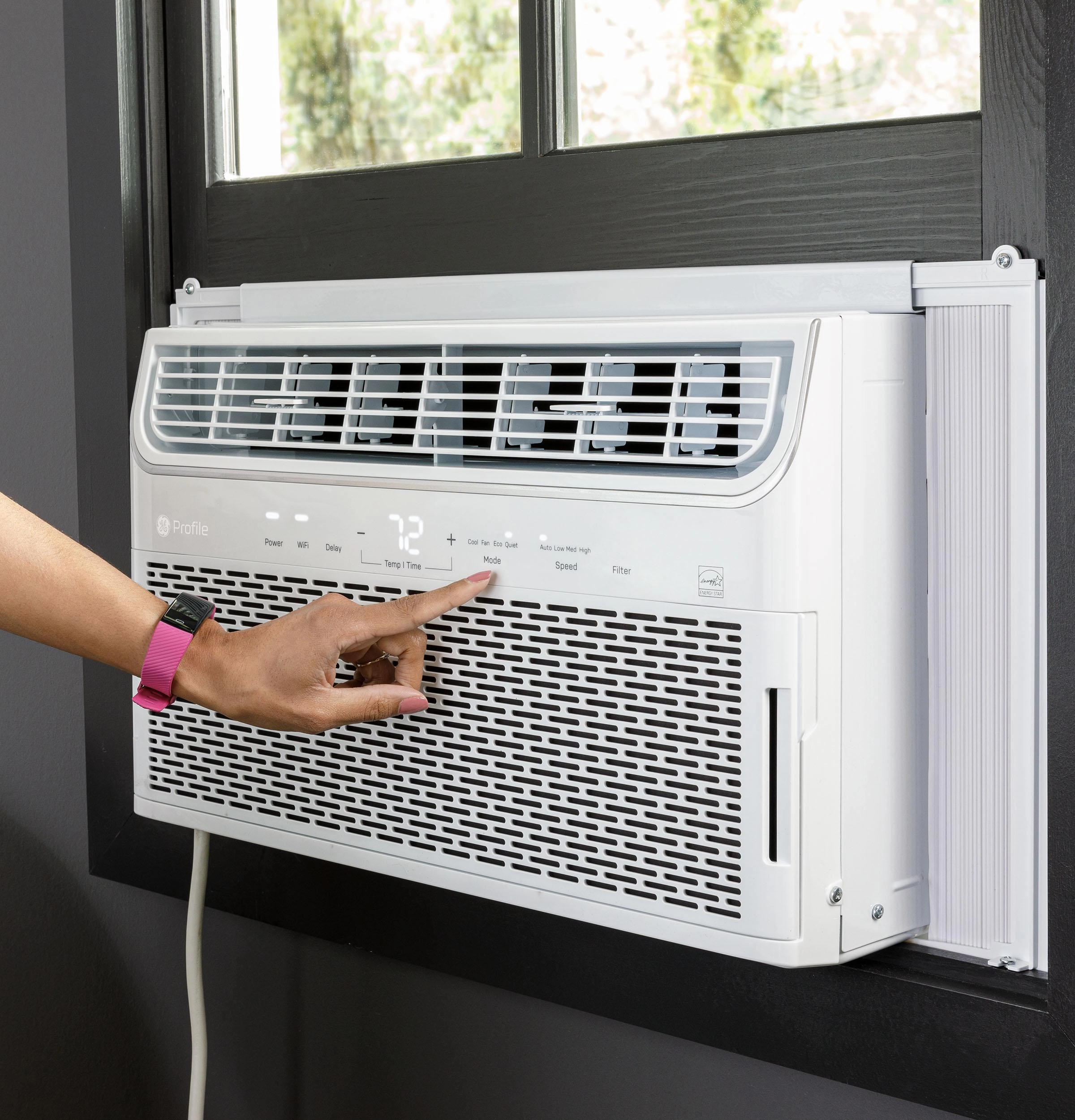 Ge Appliances AHTR12AC Ge Profile&#8482; Energy Star 12,000 Btu Inverter Smart Ultra Quiet Window Air Conditioner For Large Rooms Up To 550 Sq. Ft.