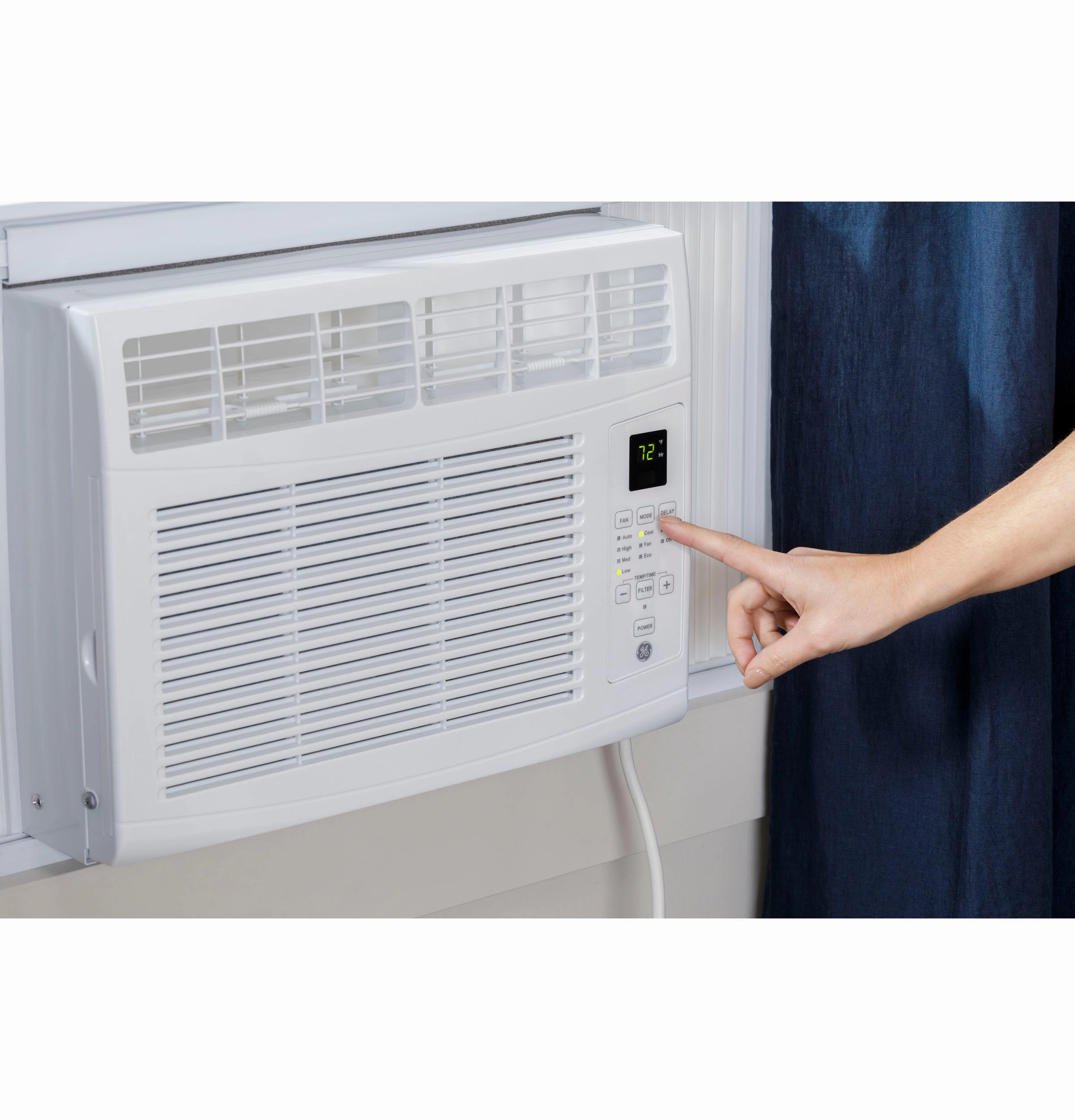 Ge Appliances AHW05LZ Ge 5,000 Btu Electronic Window Air Conditioner For Small Rooms Up To 150 Sq Ft.