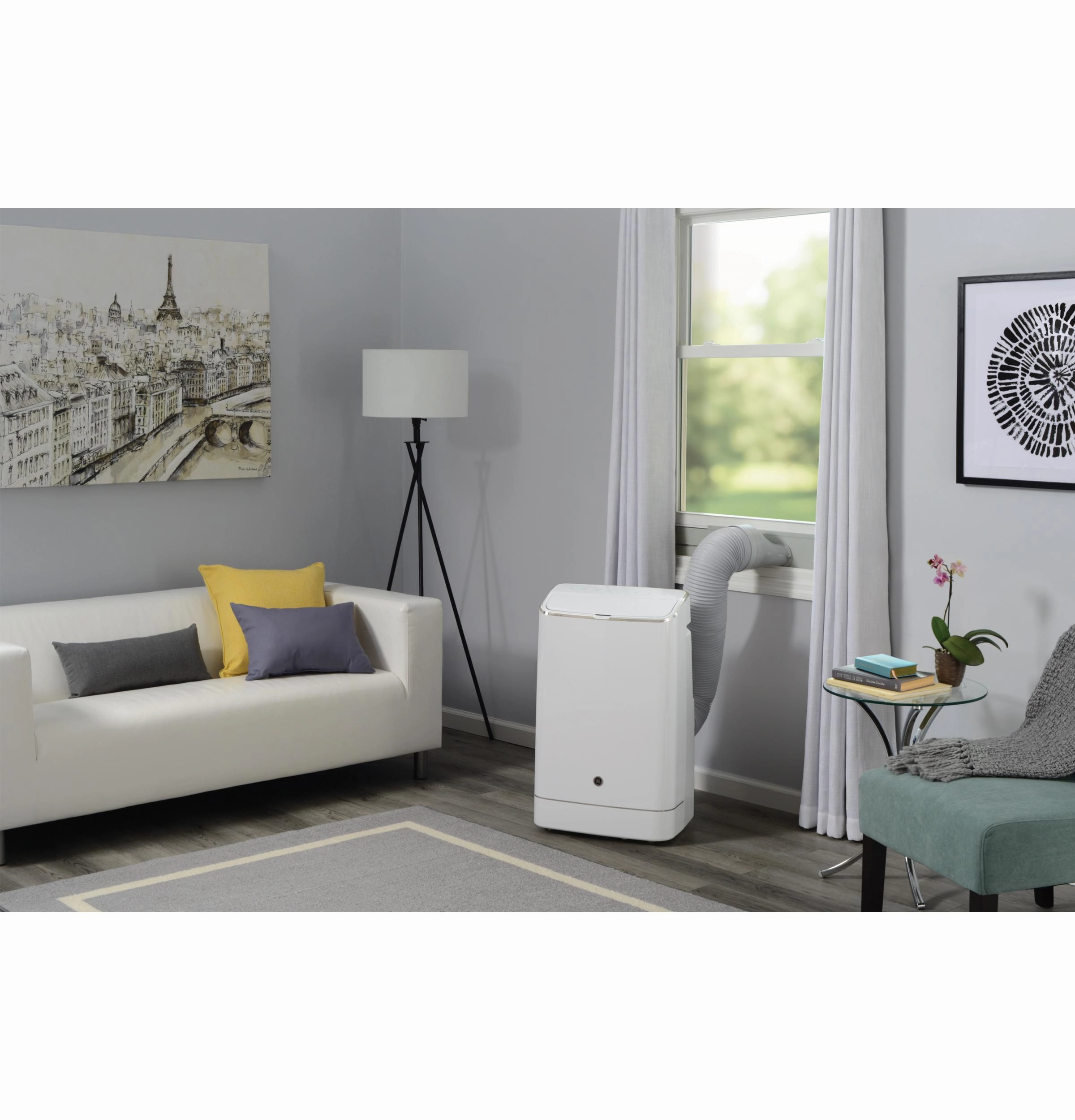 Ge Appliances APCA14YBMW Ge 14,000 Btu Portable Air Conditioner For Medium Rooms Up To 550 Sq Ft. (9,850 Btu Sacc)