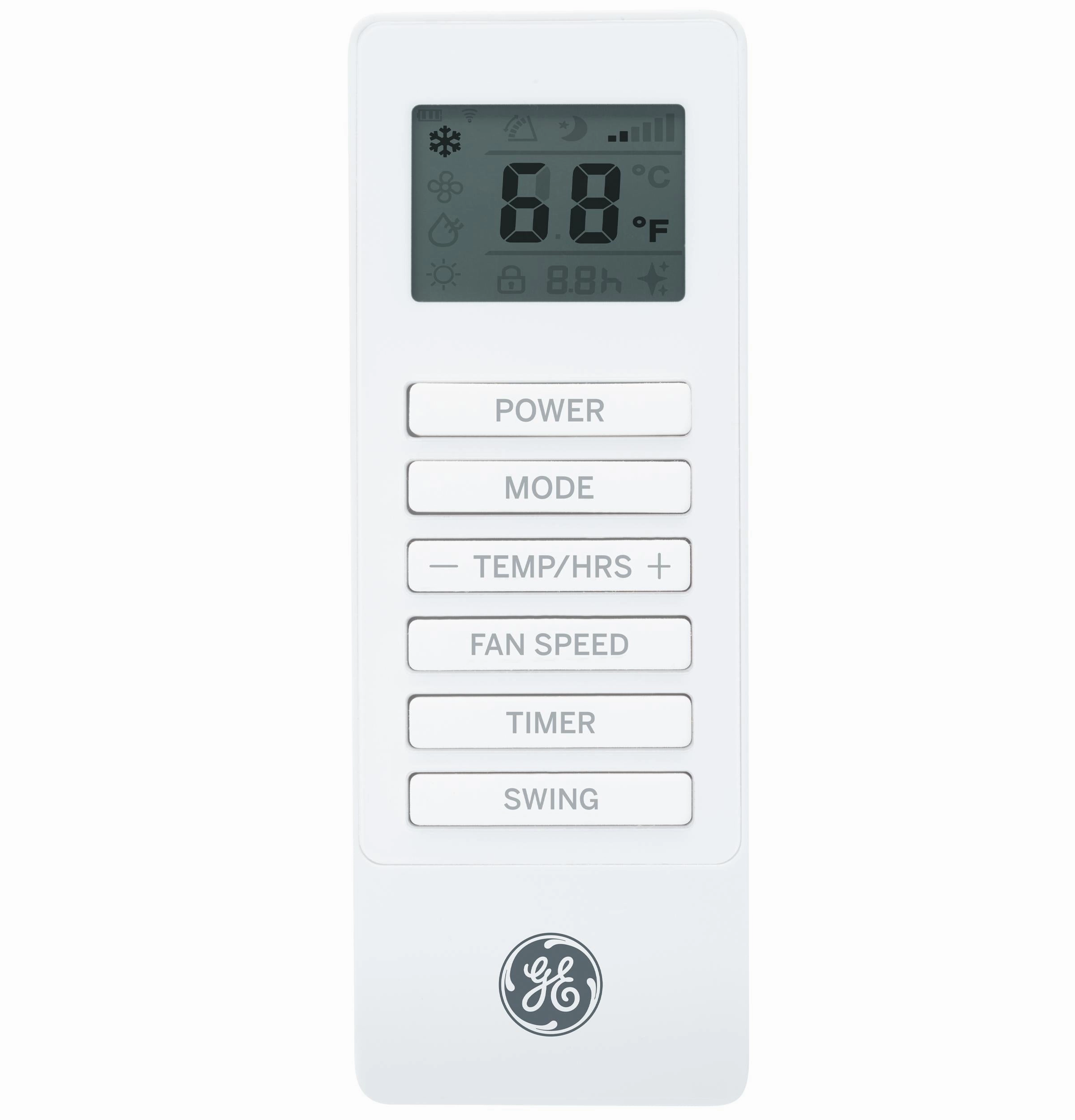 Ge Appliances APCD08JASW Ge 8,500 Btu Portable Air Conditioner With Dehumifier And Remote, White