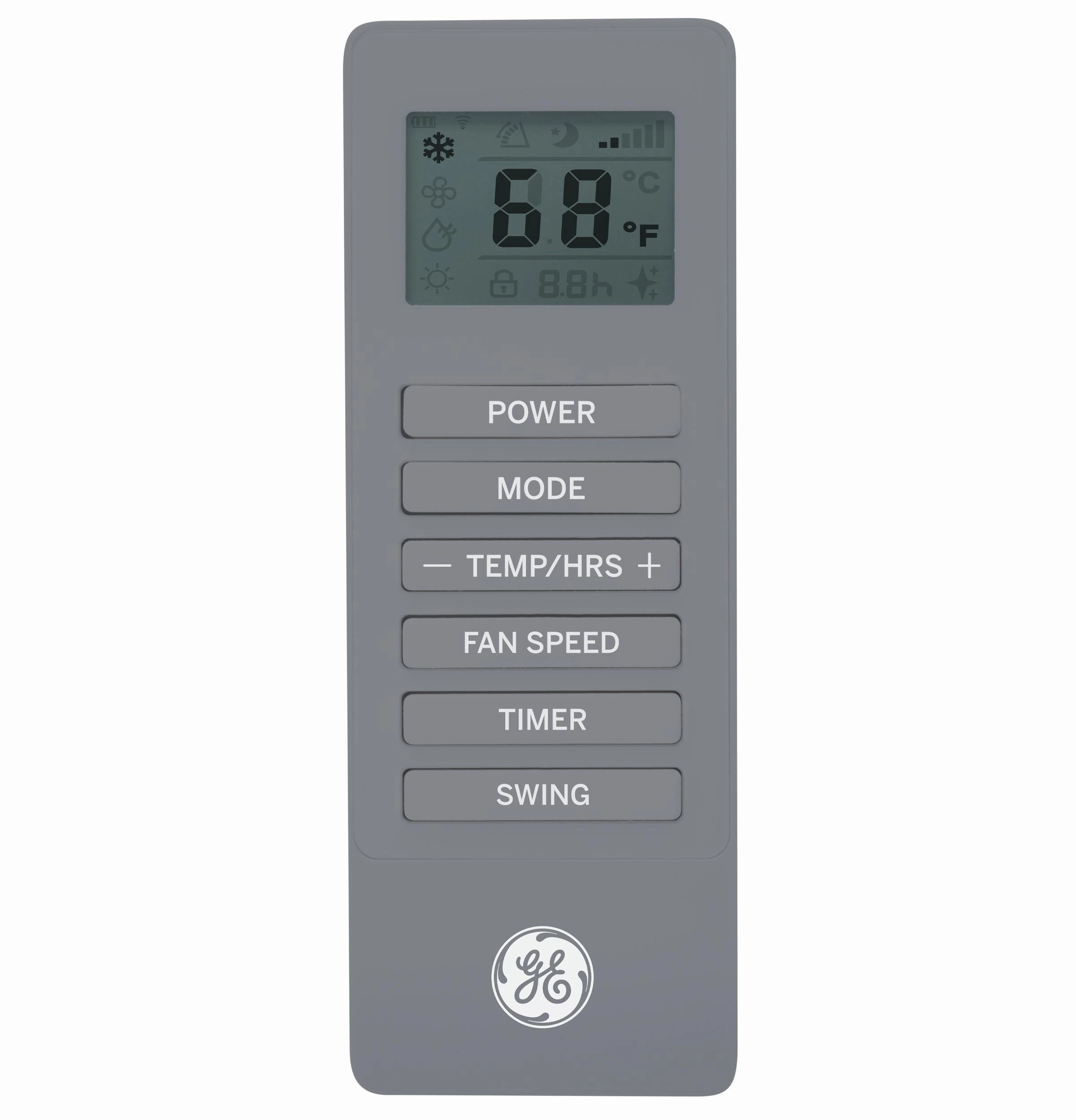 Ge Appliances APSD08JASG Ge 8,500 Btu Heat/Cool Portable Air Conditioner With Dehumidifier And Remote, Grey