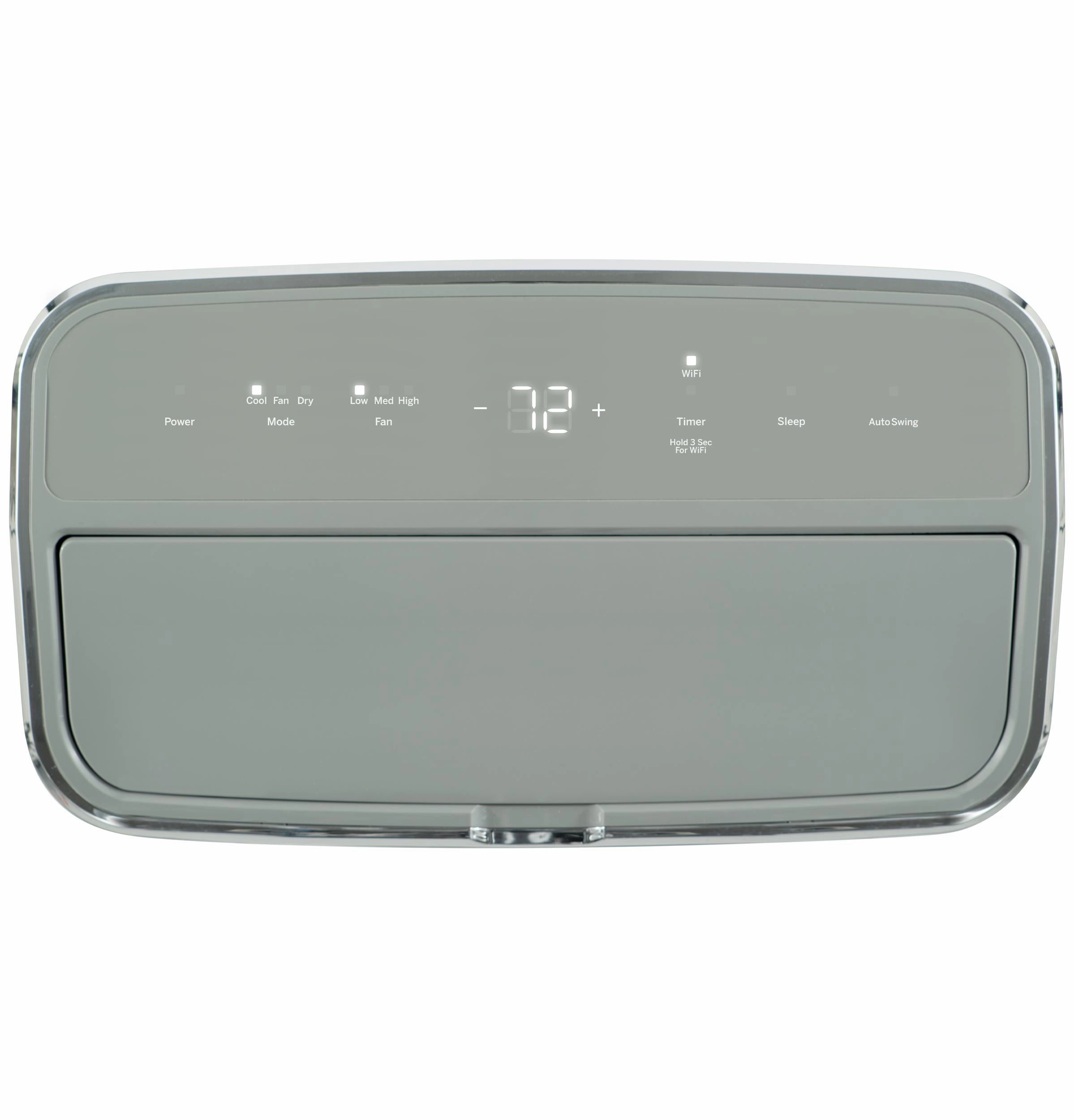 Ge Appliances APWD10JASG Ge 10,500 Btu Smart Portable Air Conditioner With Dehumidifier And Remote, Grey