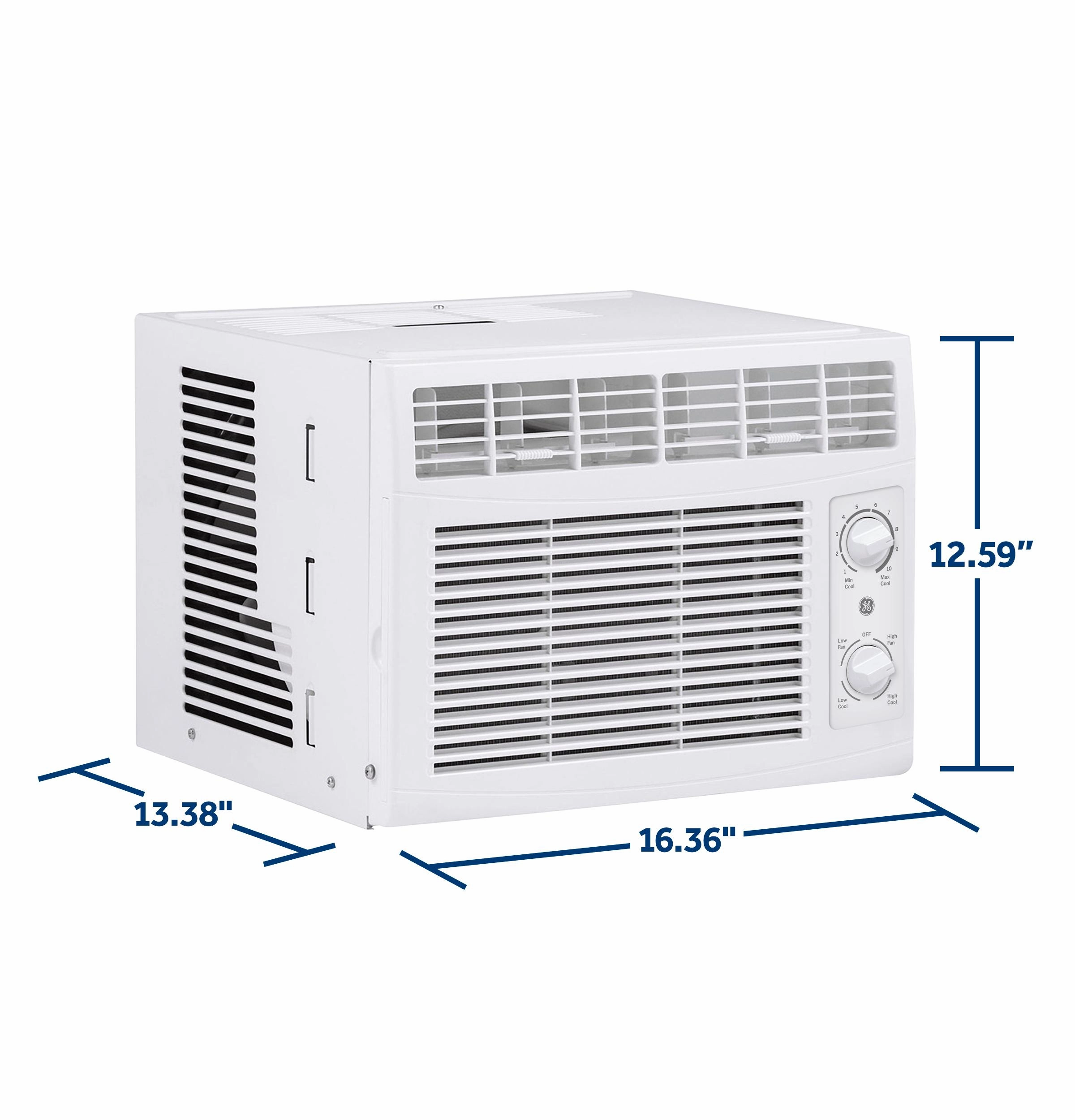 Ge Appliances AWAS05BWF Ge 5,000 Btu Mechanical Window Air Conditioner For Small Rooms Up To 150 Sq Ft.