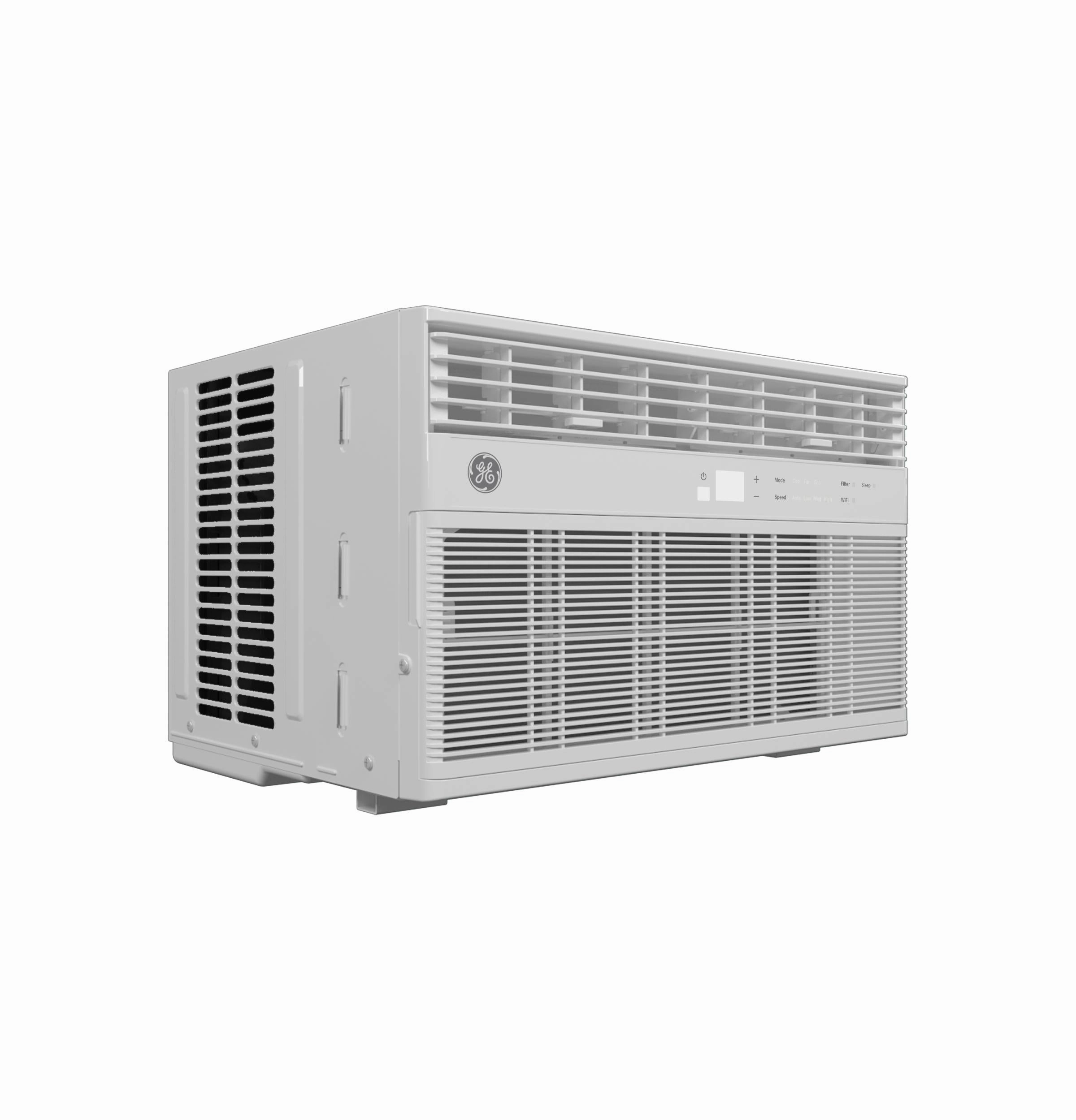 Ge Appliances AWCS08WWF Ge 8,000 Btu Smart Electronic Window Air Conditioner For Medium Rooms Up To 350 Sq. Ft.