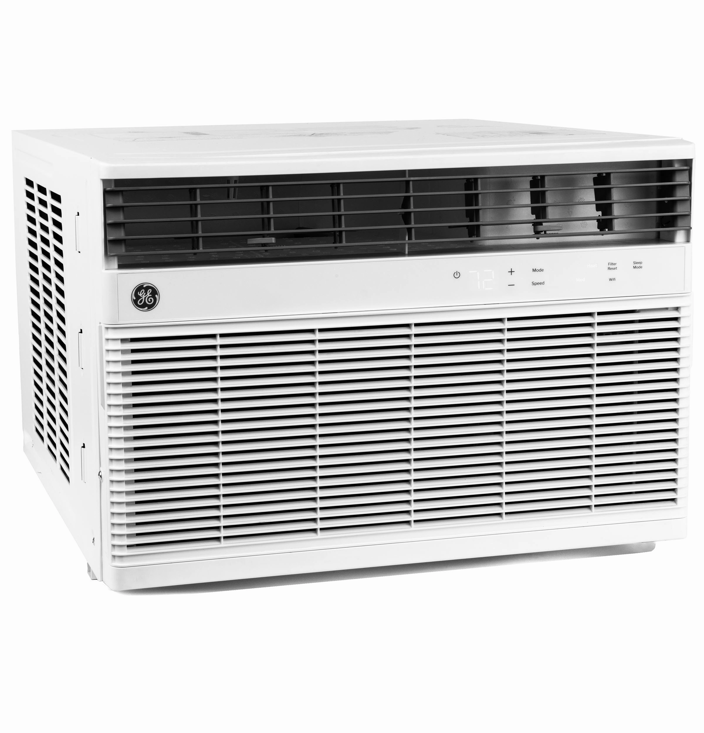 Ge Appliances AWGH12WWF Ge 12,000 Btu Smart Heat/Cool Electronic Window Air Conditioner For Large Rooms Up To 550 Sq. Ft.