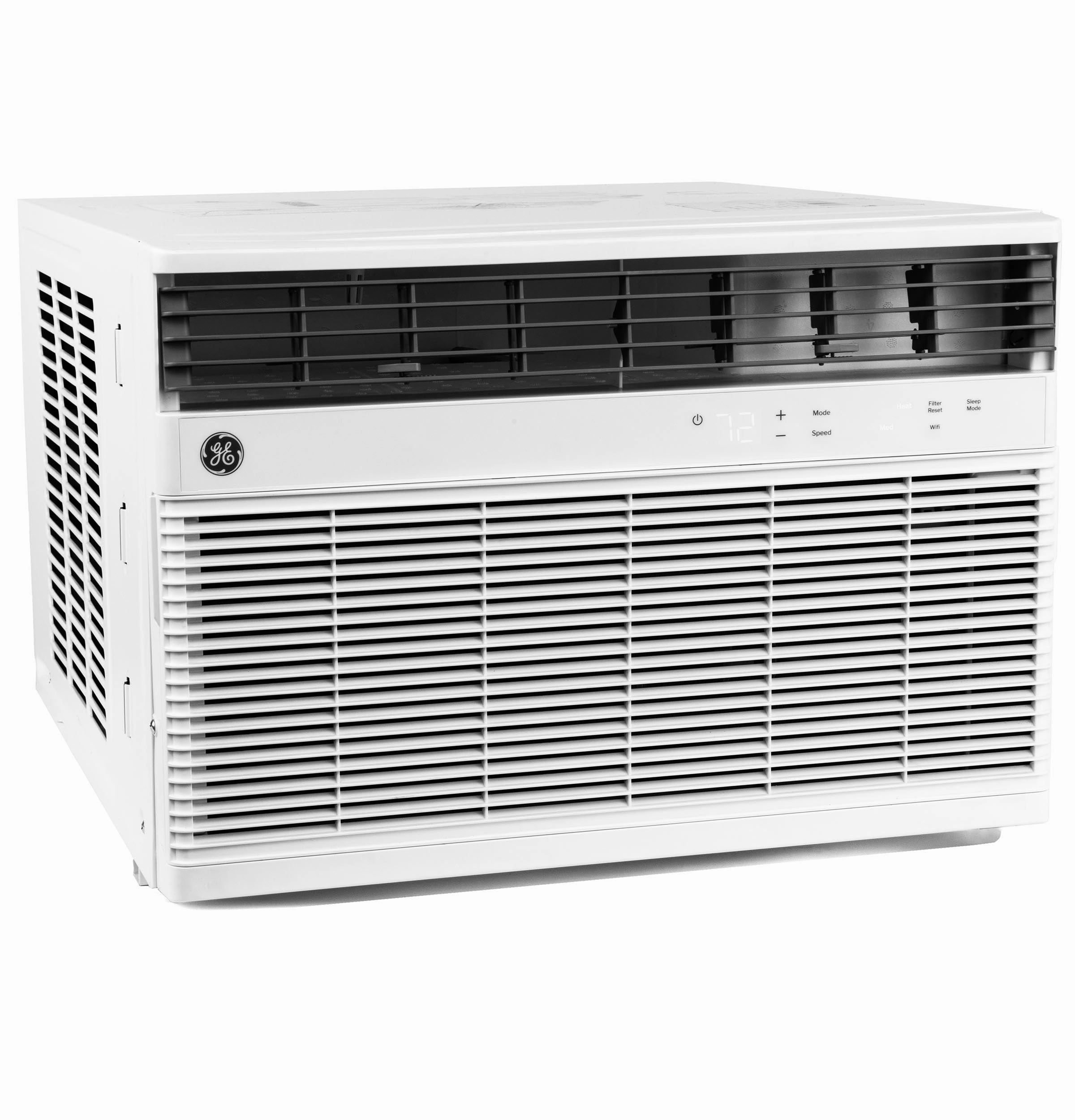 Ge Appliances AWGH24WWF Ge 24,000 Btu Smart Heat/Cool Electronic Window Air Conditioner For Extra-Large Rooms Up To 1,500 Sq. Ft.