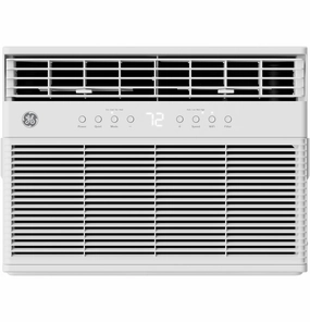 Ge Appliances AWGP08WWF Ge 8,000 Btu Smart Heat/Cool With Heat Pump Electronic Window Air Conditioner For Medium Rooms Up To 350 Sq. Ft.
