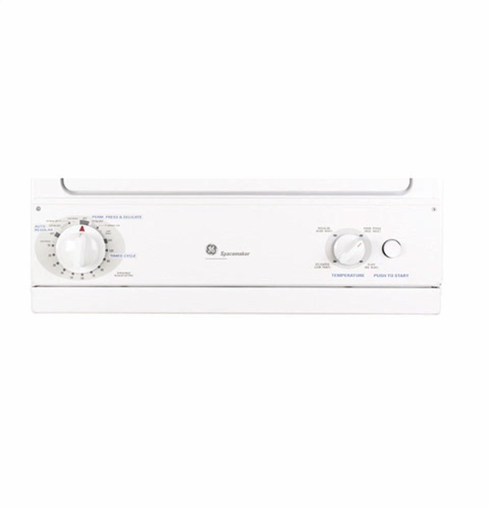 Ge Appliances DSKS433EBWW Ge Spacemaker 240V 3.6 Cu. Ft. Capacity Stationary Electric Dryer