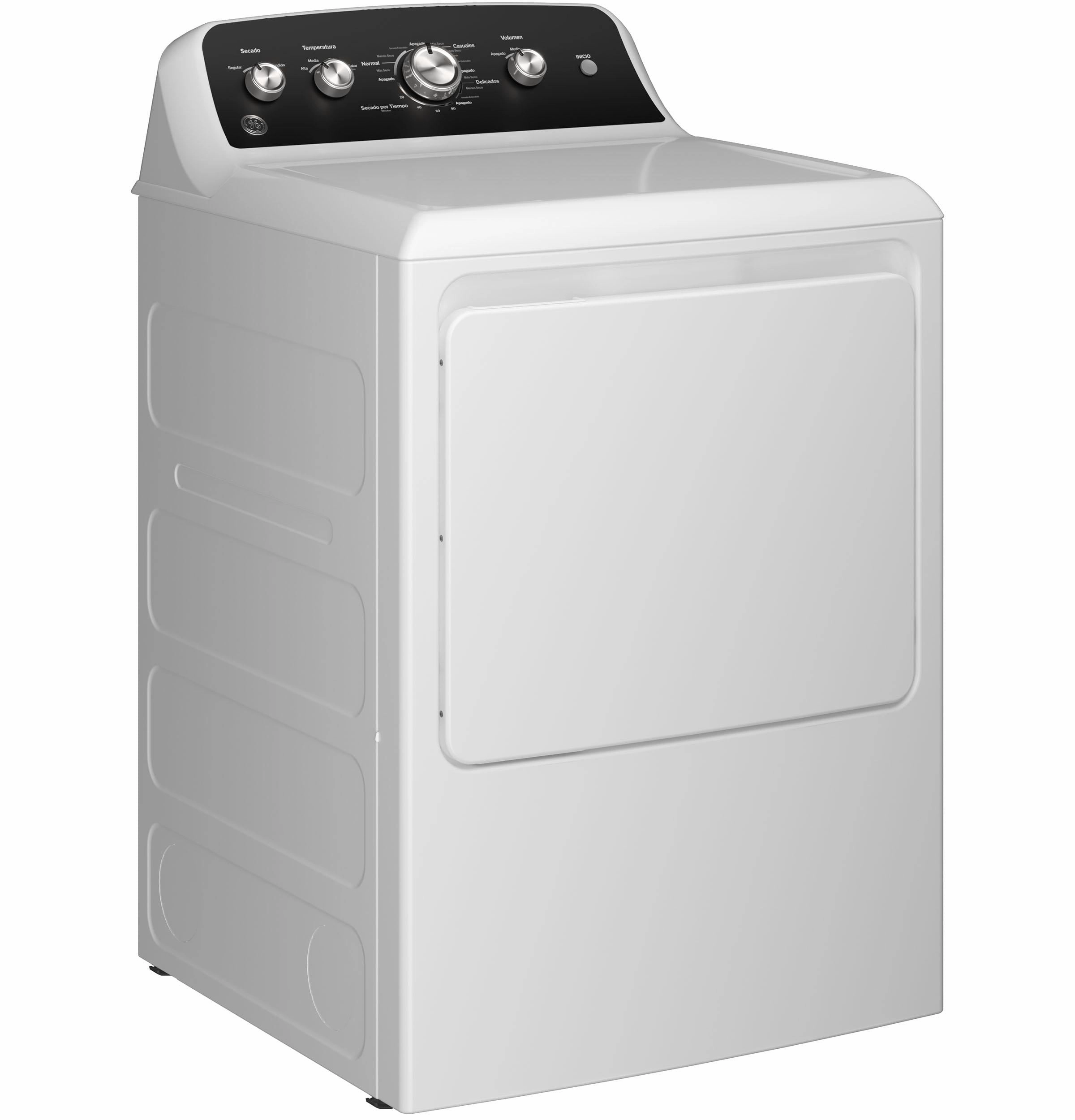 Ge Appliances ETD48EASWWB Ge 7.2 Cu. Ft. Capacity&#X00A0;Electric&#X00A0;Dryer&#X00A0;With Spanish Panel And Up To 120 Ft. Venting&#X200B;