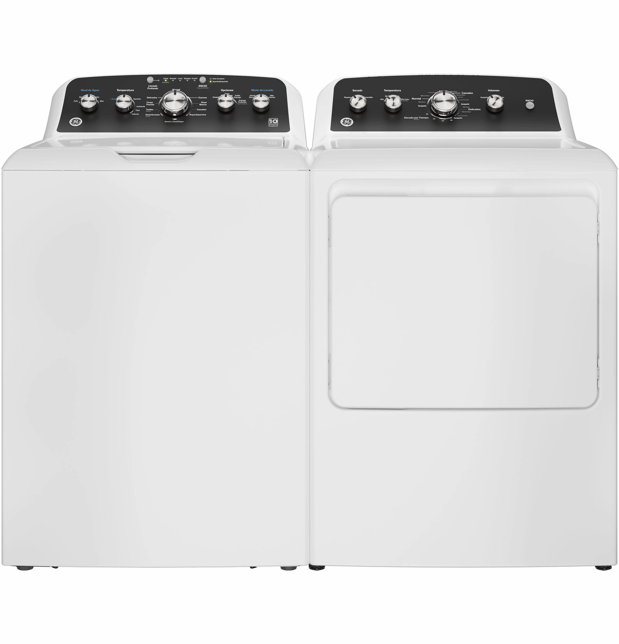 Ge Appliances ETD48EASWWB Ge 7.2 Cu. Ft. Capacity&#X00A0;Electric&#X00A0;Dryer&#X00A0;With Spanish Panel And Up To 120 Ft. Venting&#X200B;