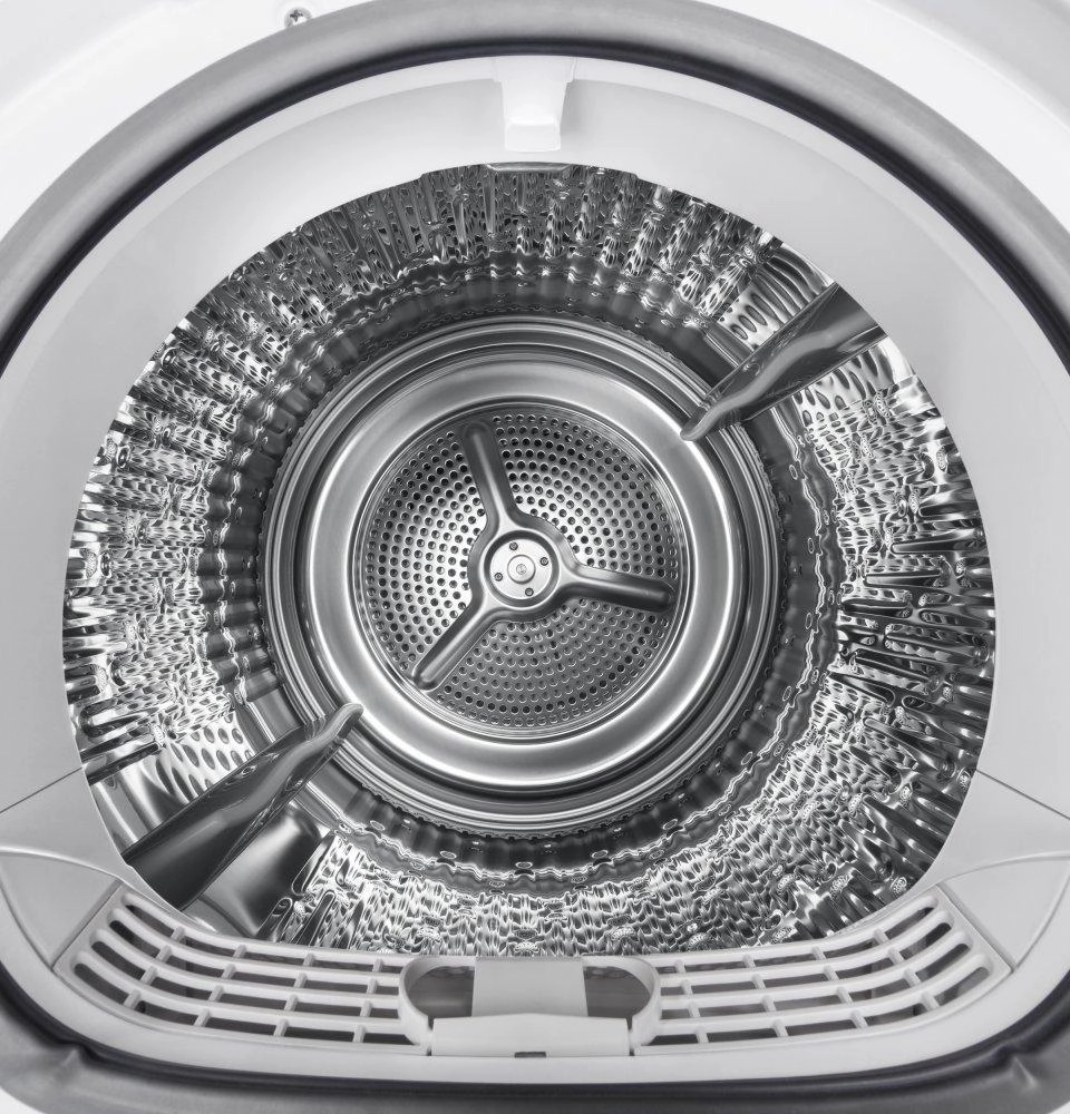 Ge Appliances GFD14ESSNWW Ge 24" 4.3 Cu.Ft. Front Load Vented Electric Dryer With Stainless Steel Basket