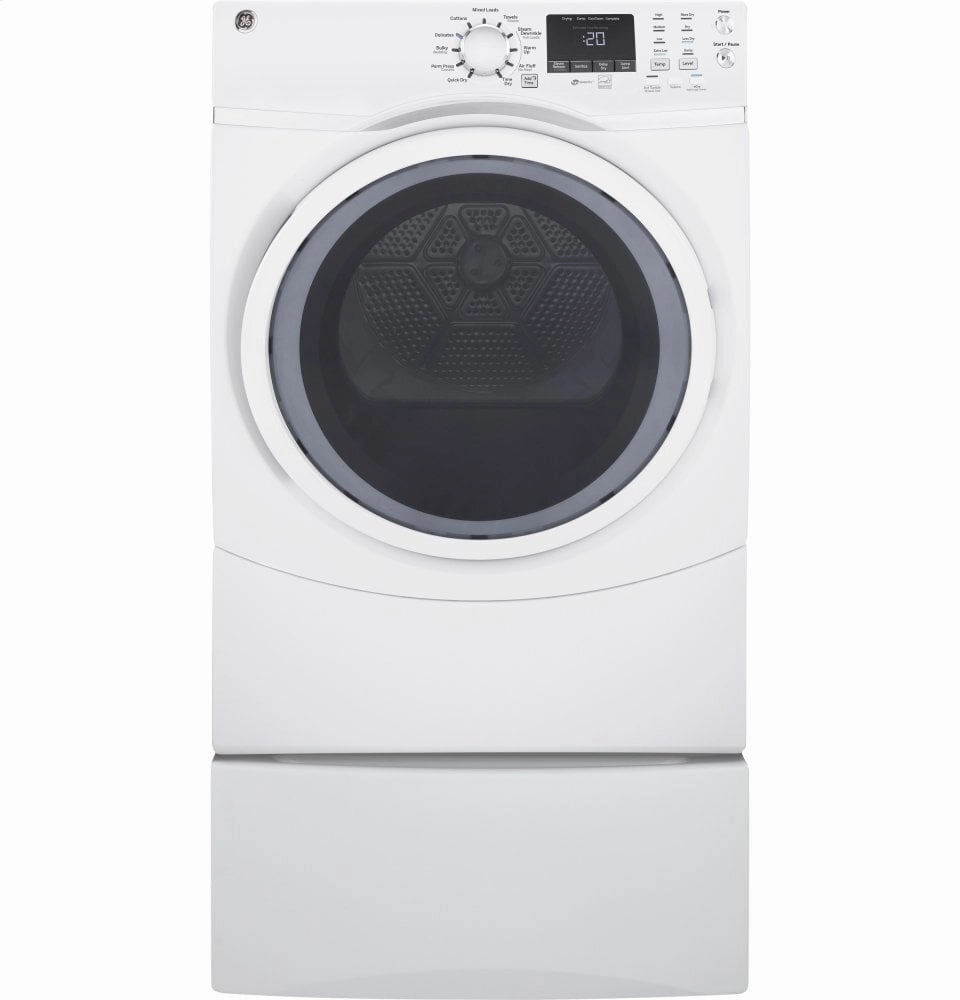 Ge Appliances GFD45GSSMWW Ge 7.5 Cu. Ft. Capacity Front Load Gas Dryer With Steam