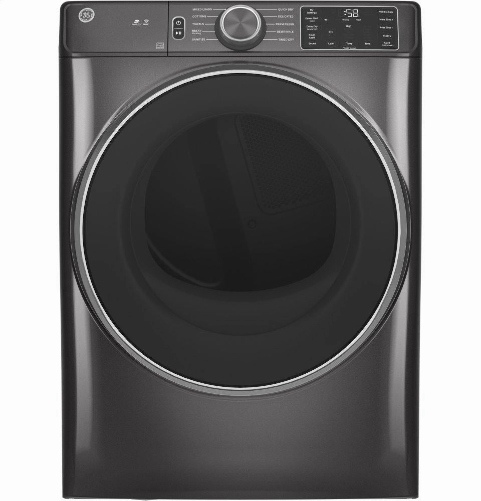 Ge Appliances GFD55ESPNDG Ge 7.8 Cu. Ft. Capacity Smart Front Load Electric Dryer With Sanitize Cycle