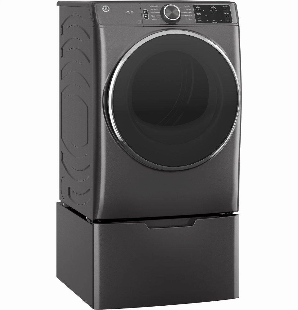 Ge Appliances GFD55ESPNDG Ge 7.8 Cu. Ft. Capacity Smart Front Load Electric Dryer With Sanitize Cycle
