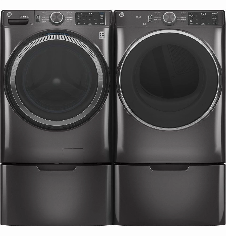Ge Appliances GFD55ESPNDG Ge 7.8 Cu. Ft. Capacity Smart Front Load Electric Dryer With Sanitize Cycle