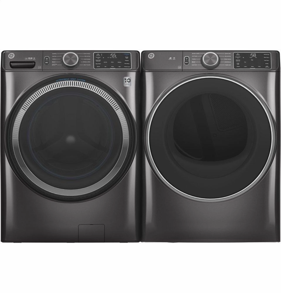 Ge Appliances GFD55ESPNDG Ge 7.8 Cu. Ft. Capacity Smart Front Load Electric Dryer With Sanitize Cycle