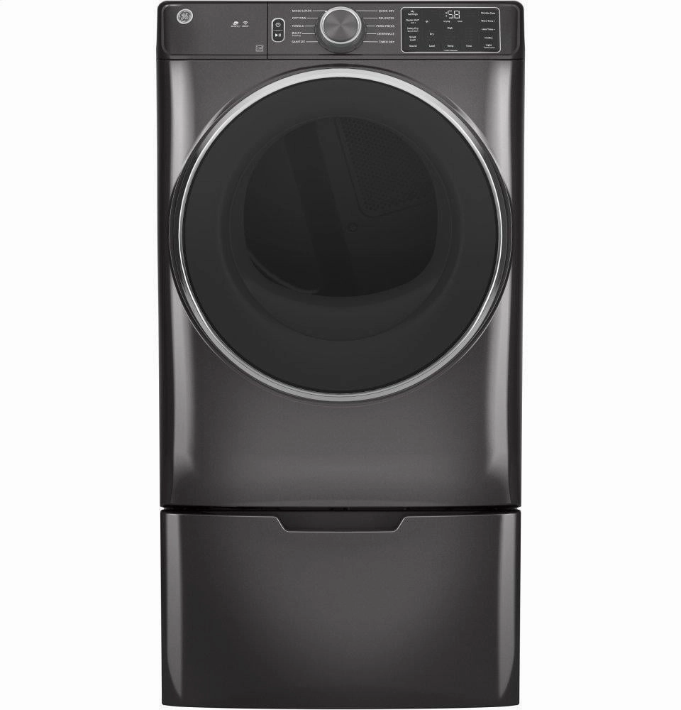 Ge Appliances GFD55ESPNDG Ge 7.8 Cu. Ft. Capacity Smart Front Load Electric Dryer With Sanitize Cycle