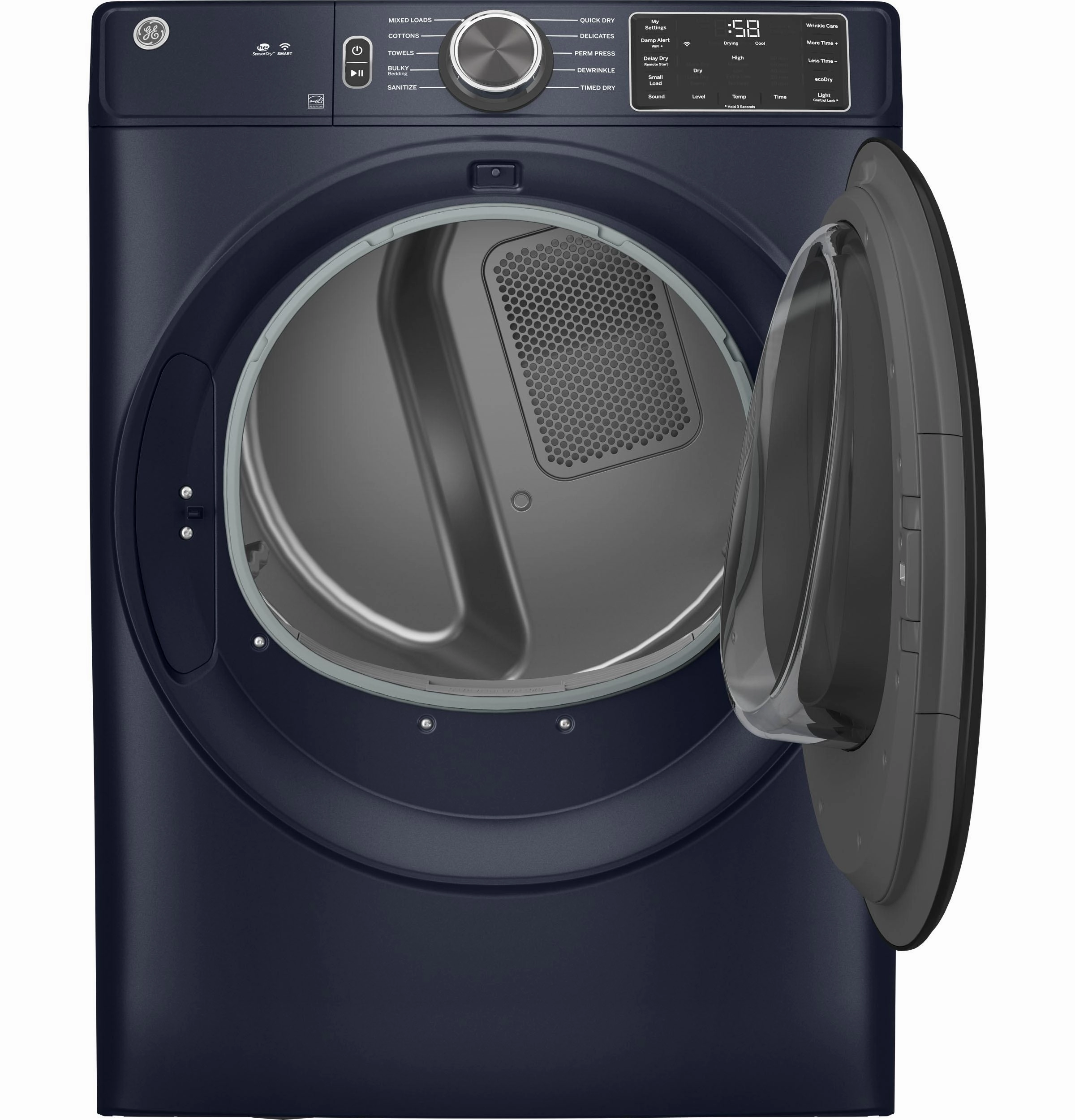 Ge Appliances GFD55ESPRRS Ge 7.8 Cu. Ft. Capacity Smart Front Load Electric Dryer With Sanitize Cycle