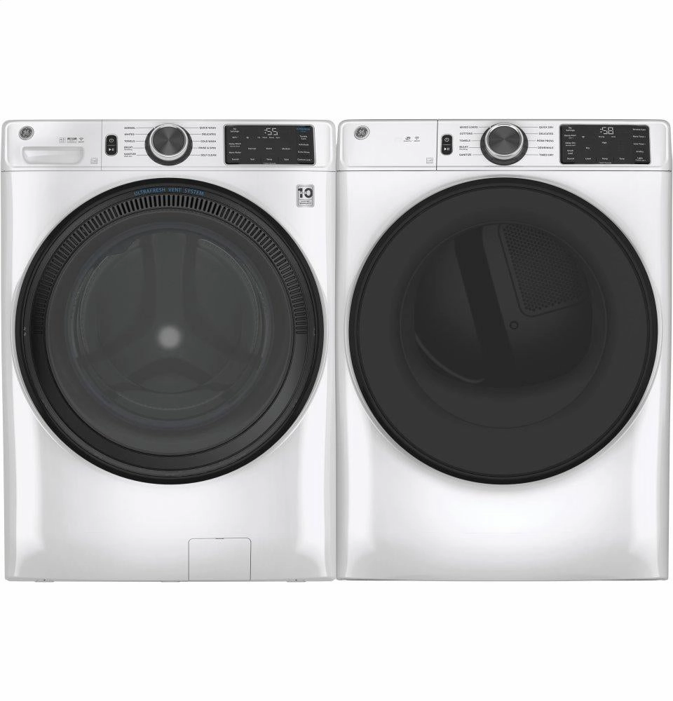 Ge Appliances GFD55ESSNWW Ge 7.8 Cu. Ft. Capacity Smart Front Load Electric Dryer With Sanitize Cycle