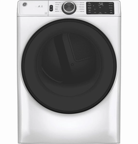 Ge Appliances GFD55ESSNWW Ge 7.8 Cu. Ft. Capacity Smart Front Load Electric Dryer With Sanitize Cycle
