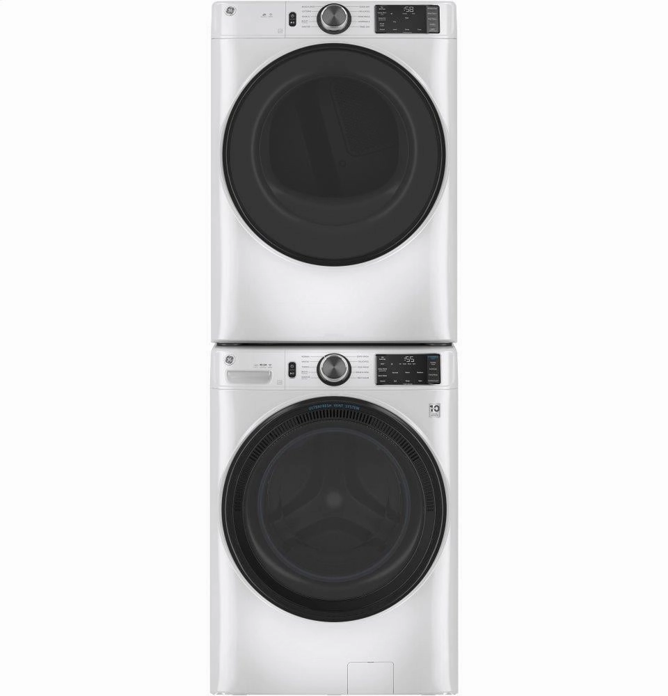 Ge Appliances GFD55ESSNWW Ge 7.8 Cu. Ft. Capacity Smart Front Load Electric Dryer With Sanitize Cycle