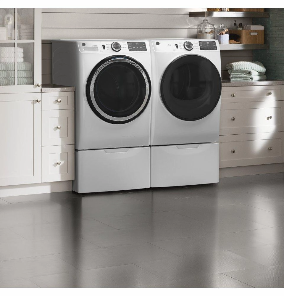 Ge Appliances GFD55ESSNWW Ge 7.8 Cu. Ft. Capacity Smart Front Load Electric Dryer With Sanitize Cycle