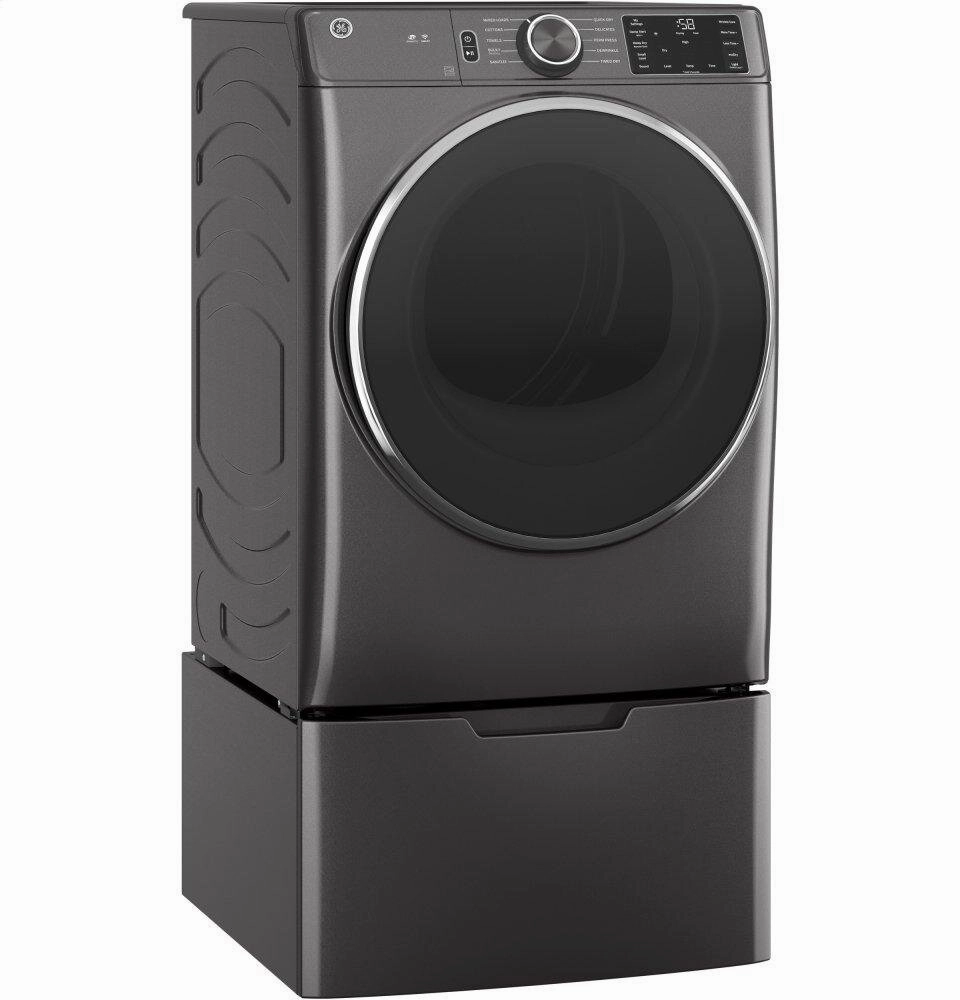 Ge Appliances GFD55GSPNDG Ge 7.8 Cu. Ft. Capacity Smart Front Load Gas Dryer With Sanitize Cycle