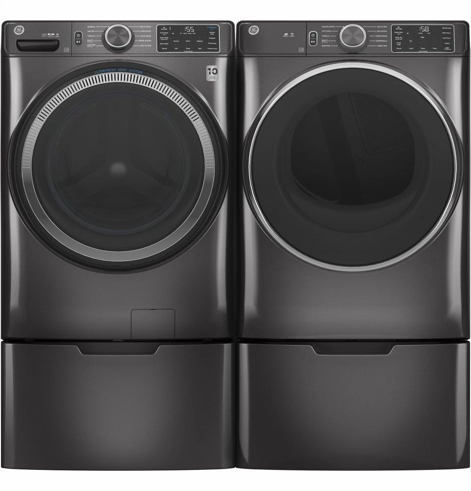 Ge Appliances GFD55GSPNDG Ge 7.8 Cu. Ft. Capacity Smart Front Load Gas Dryer With Sanitize Cycle